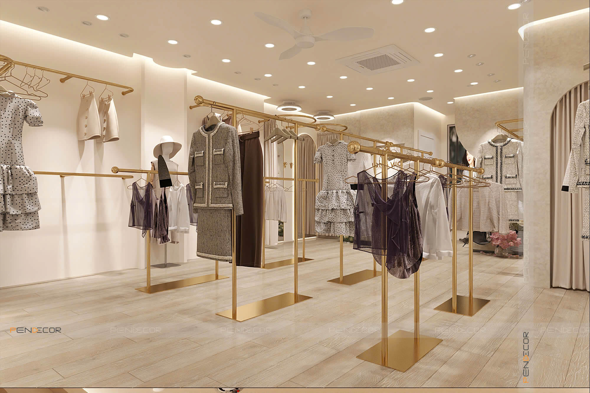 Thiết Kế Shop Thời Trang Nữ Hong Vic