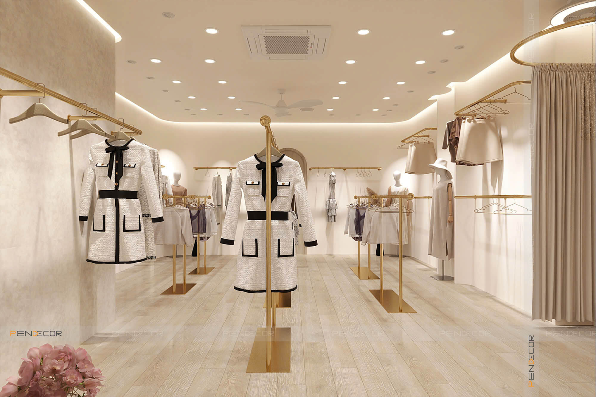 Thiết Kế Shop Thời Trang Nữ Hong Vic