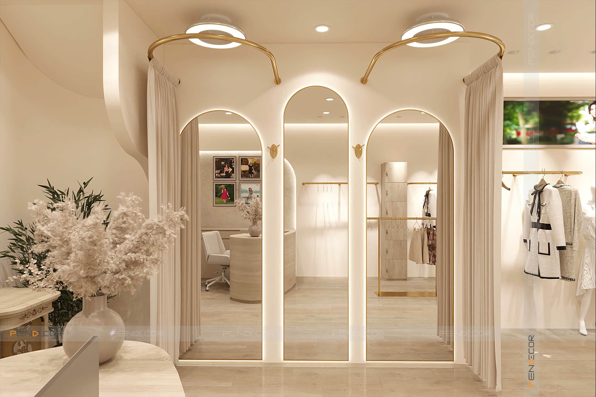 Thiết Kế Shop Thời Trang Nữ Hong Vic