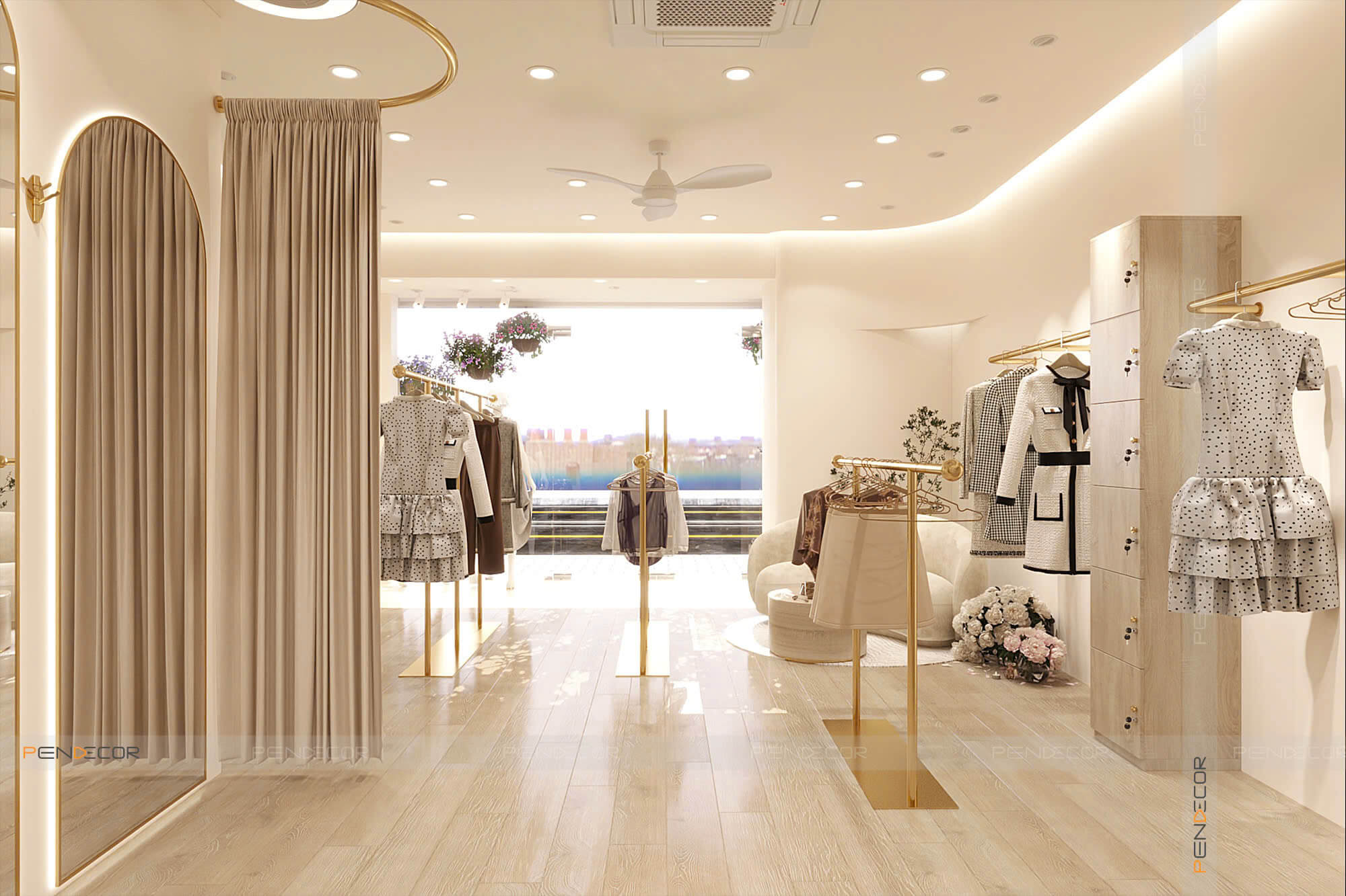 Thiết Kế Shop Thời Trang Nữ Hong Vic