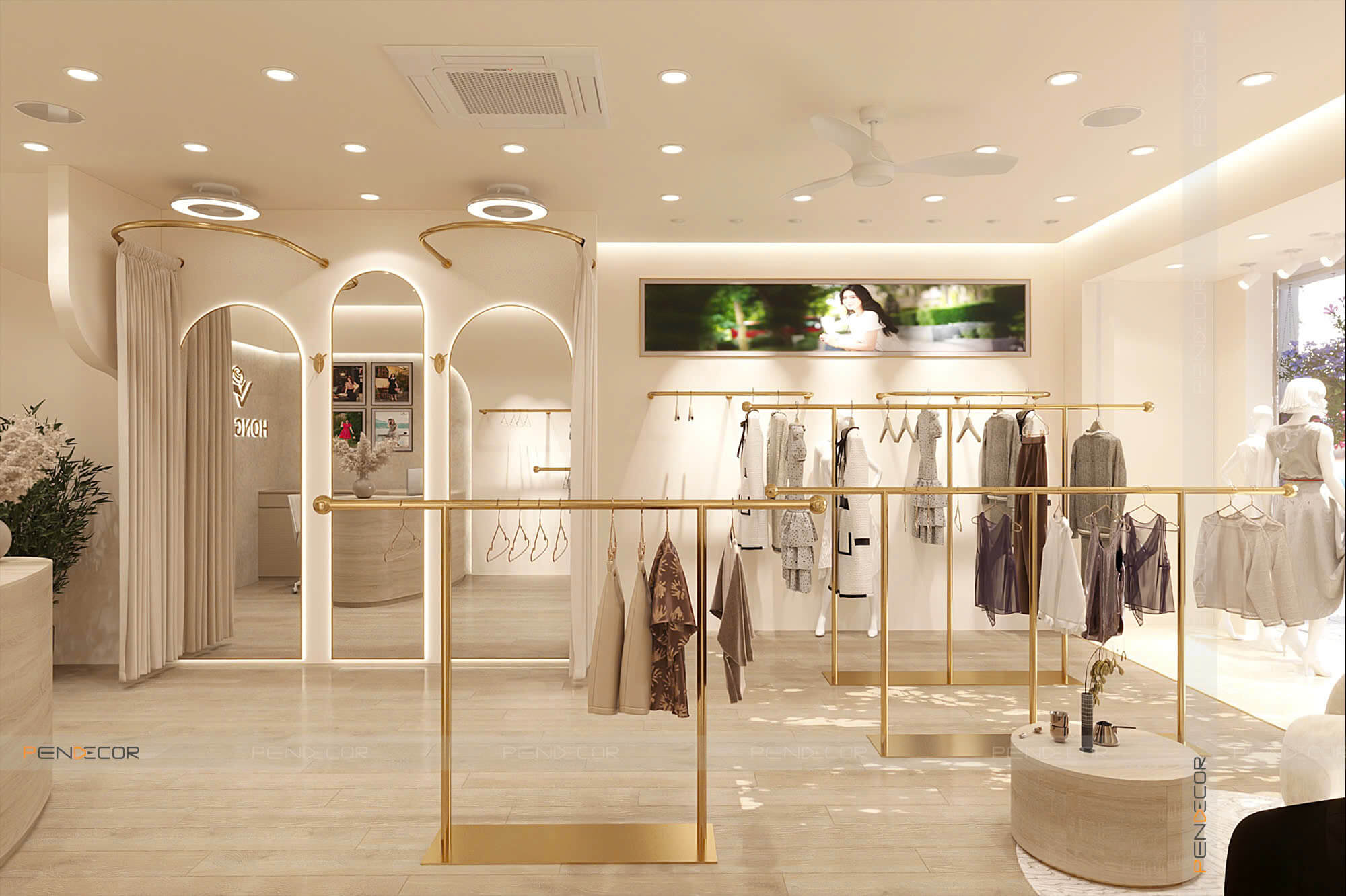 Thiết Kế Shop Thời Trang Nữ Hong Vic