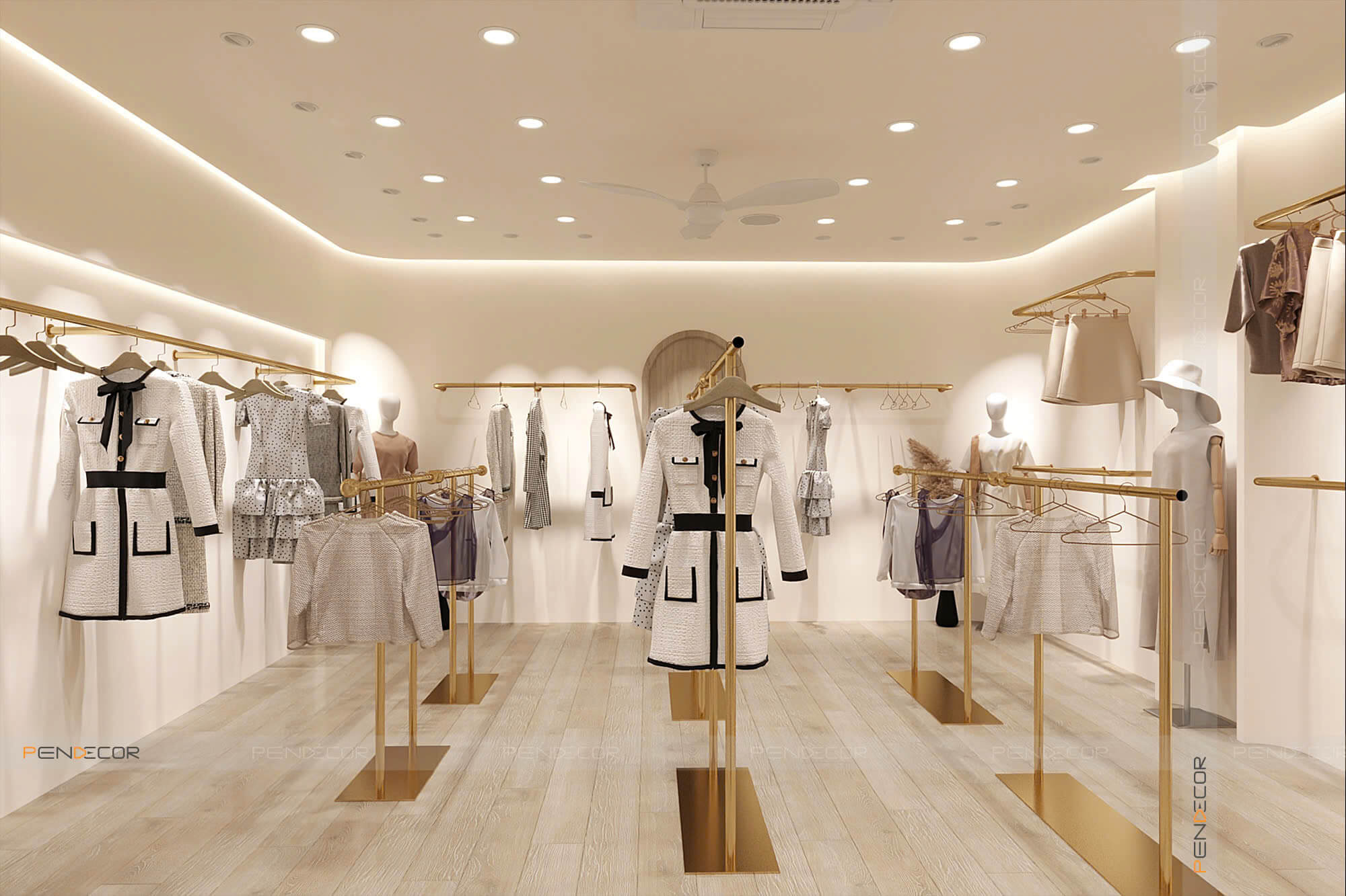 Thiết Kế Shop Thời Trang Nữ Hong Vic