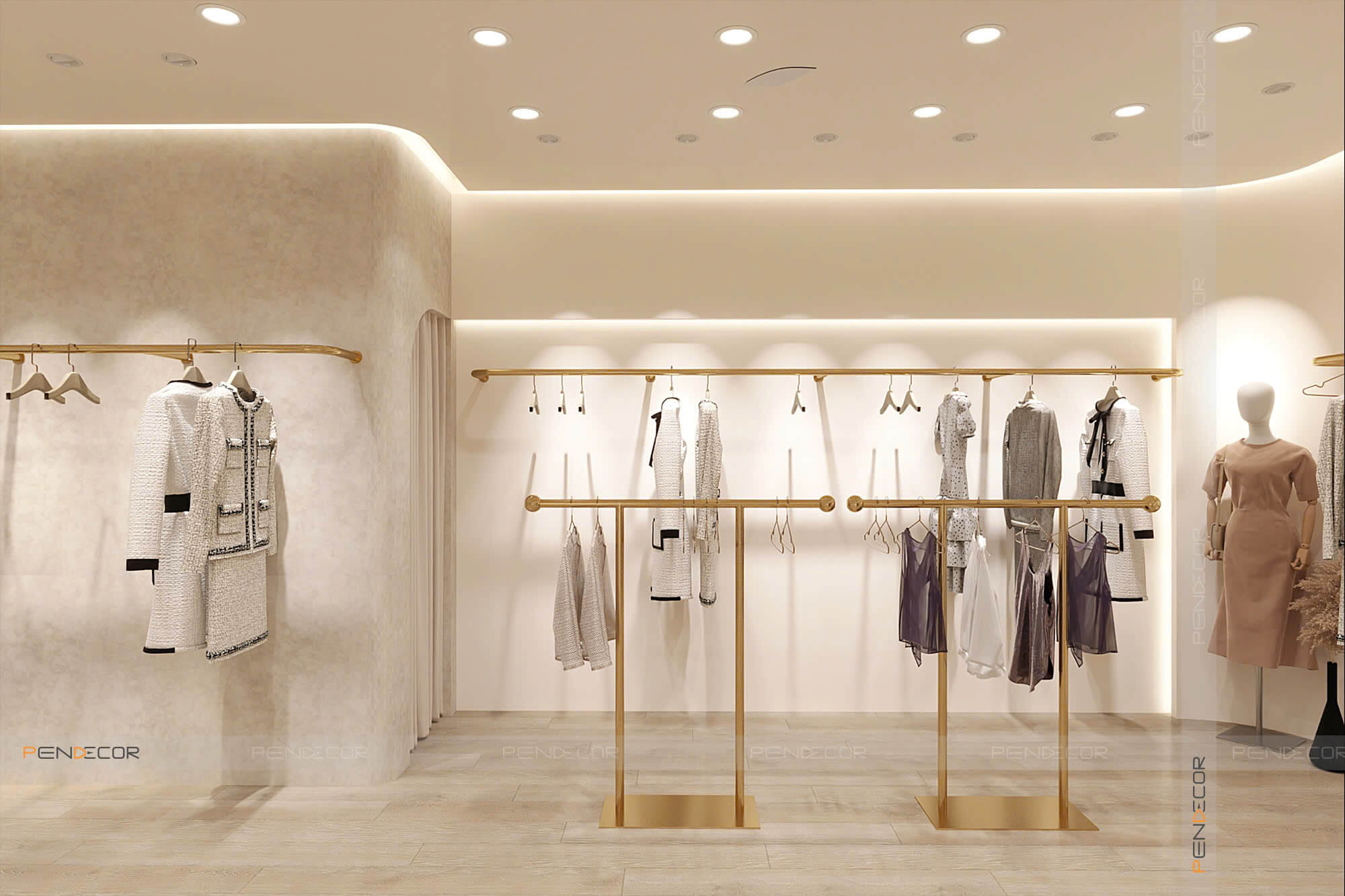 Thiết Kế Shop Thời Trang Nữ Hong Vic