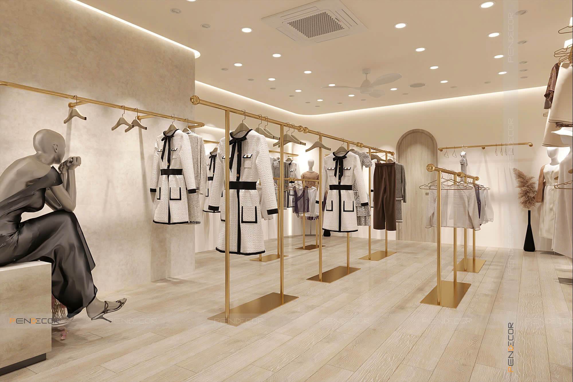 Thiết Kế Shop Thời Trang Nữ Hong Vic