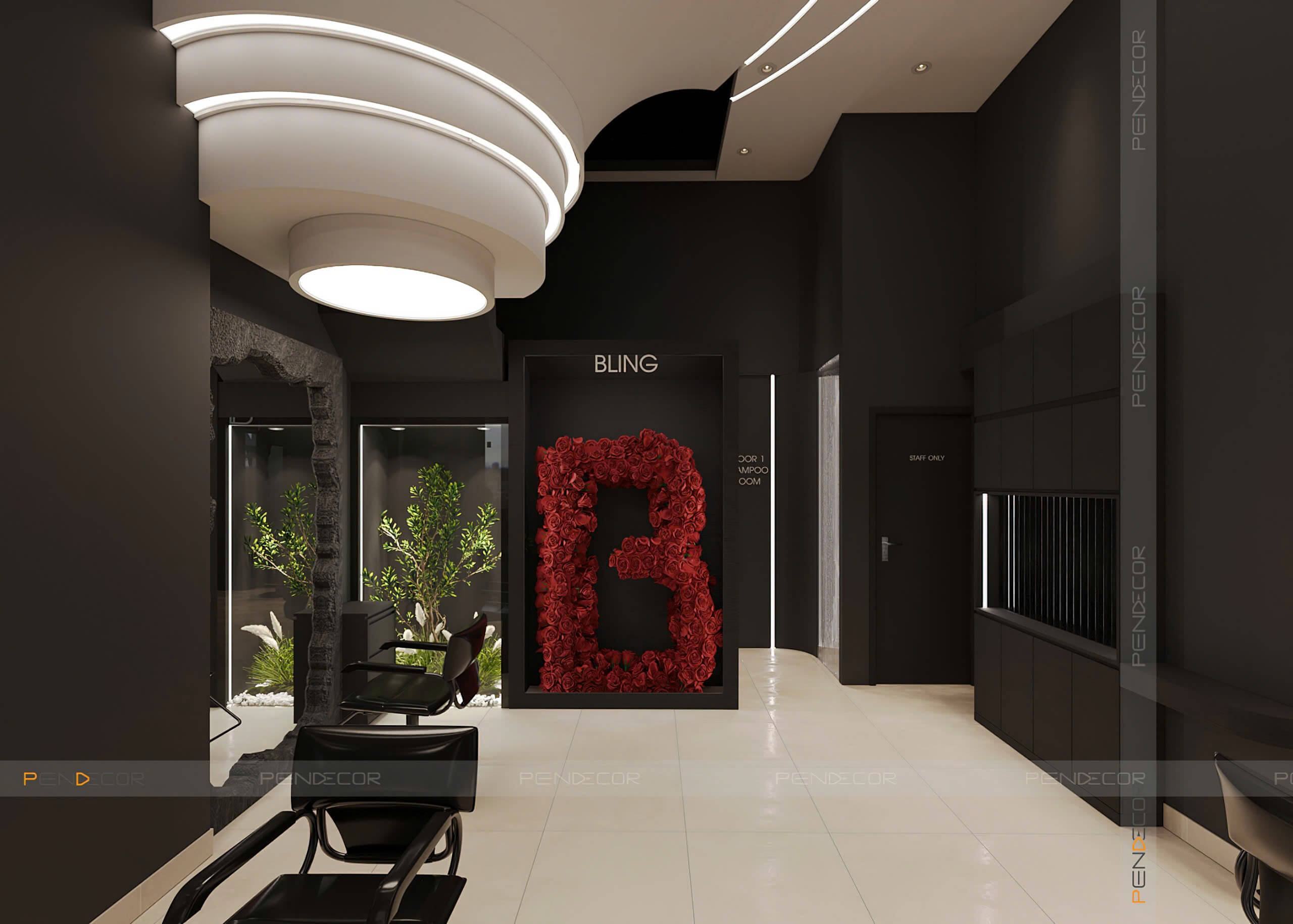 Thiết Kế Salon Tóc Bling Hair Studio (Tân Bình)