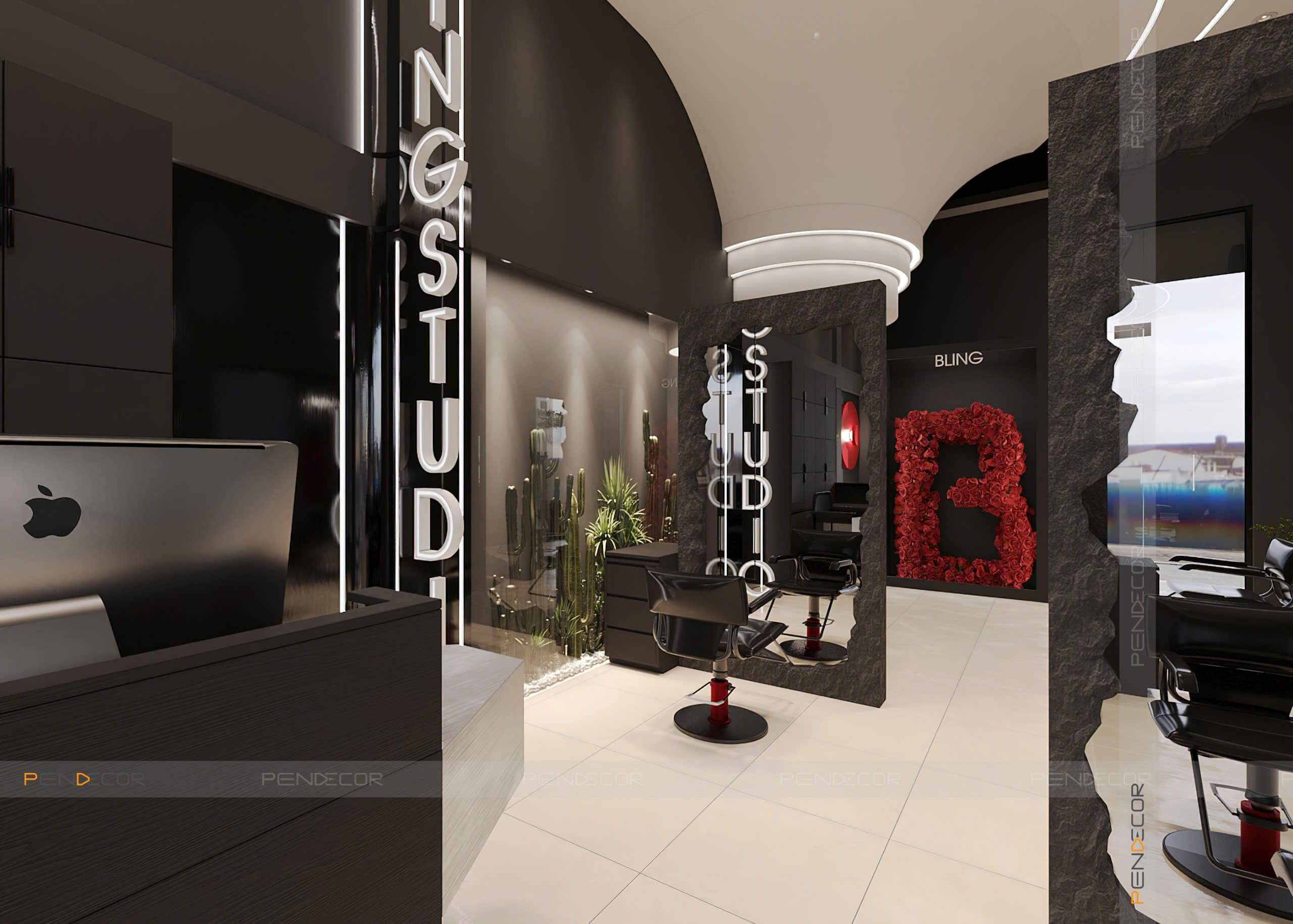 Thiết Kế Salon Tóc Bling Hair Studio (Tân Bình)