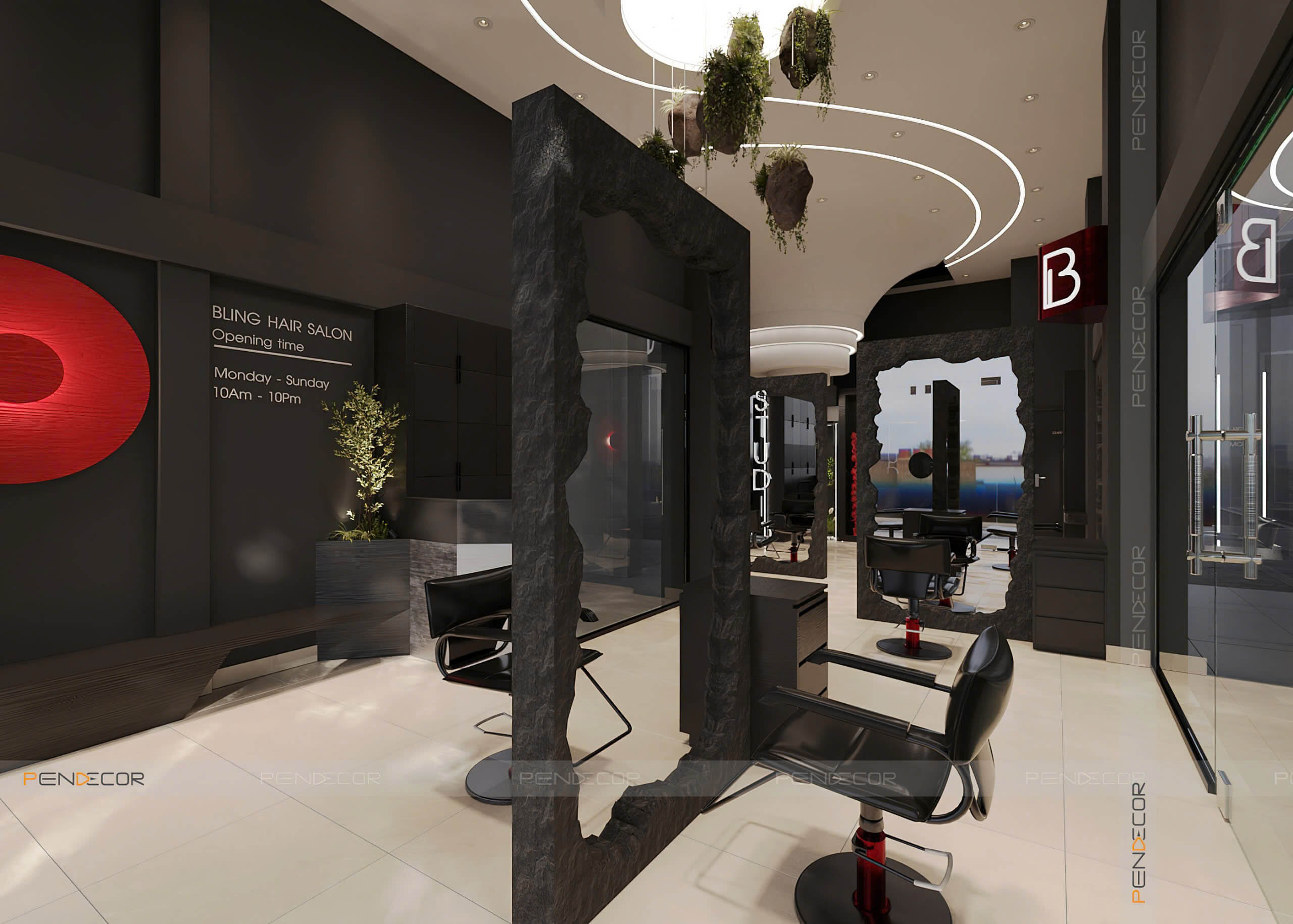 Thiết Kế Salon Tóc Bling Hair Studio (Tân Bình)