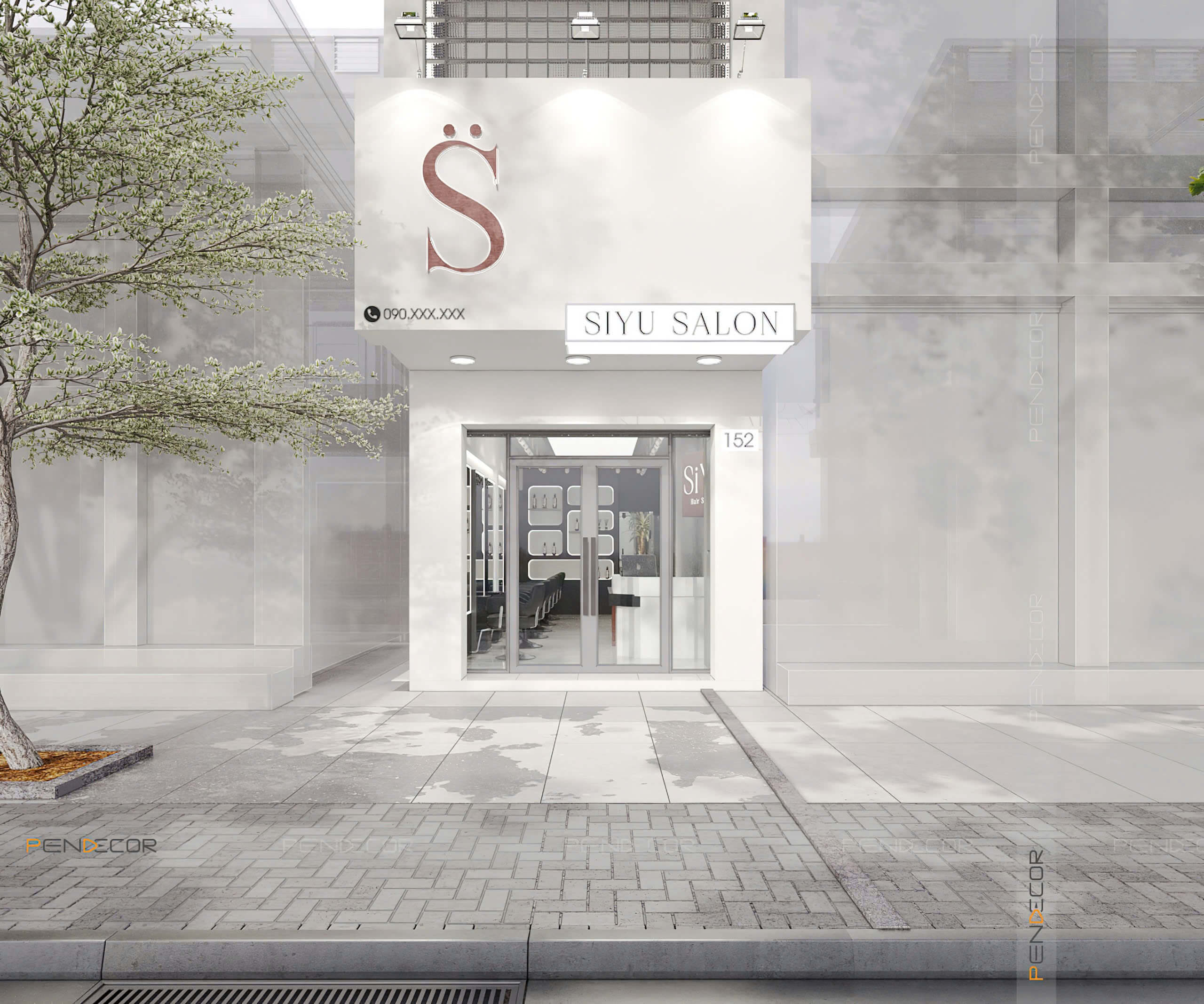 Thiết Kế Salon Tóc Siyu