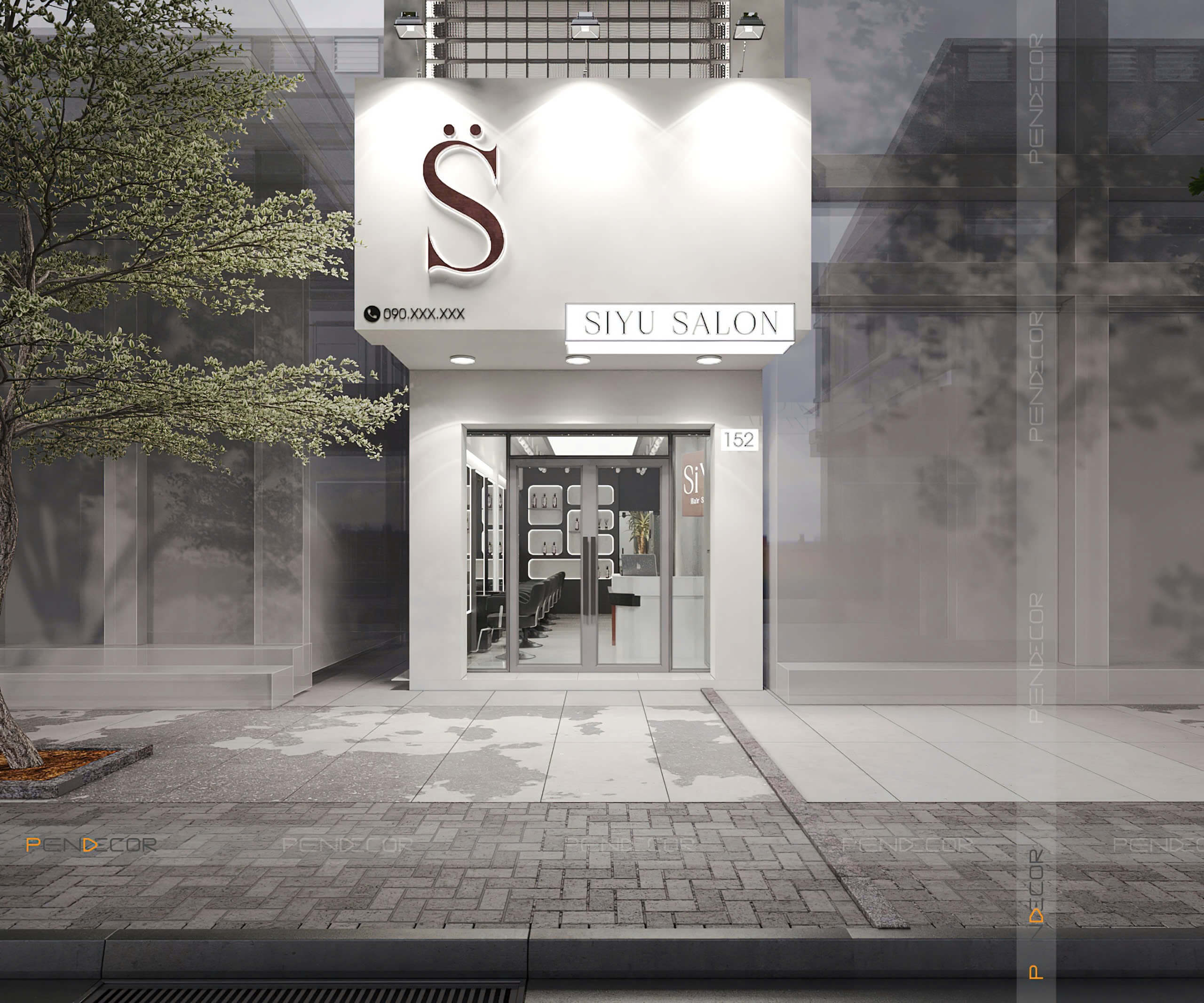 Thiết Kế Salon Tóc Siyu