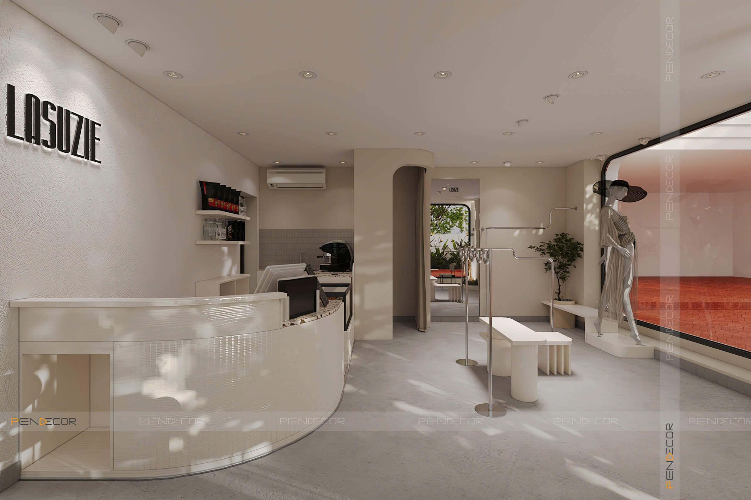 Thiết Kế Shop Quần Áo Nữ Lasuzie