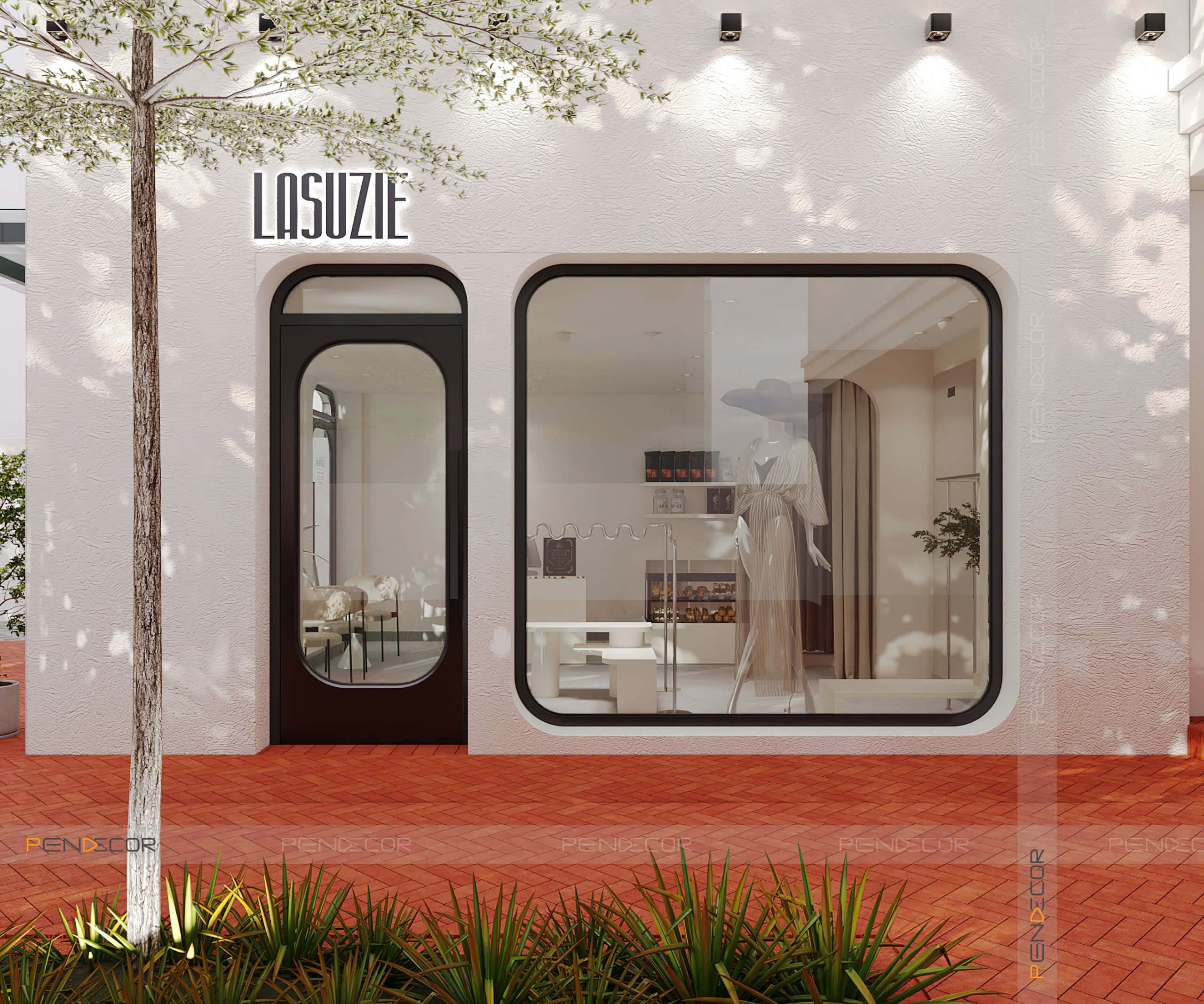 Thiết Kế Shop Quần Áo Nữ Lasuzie