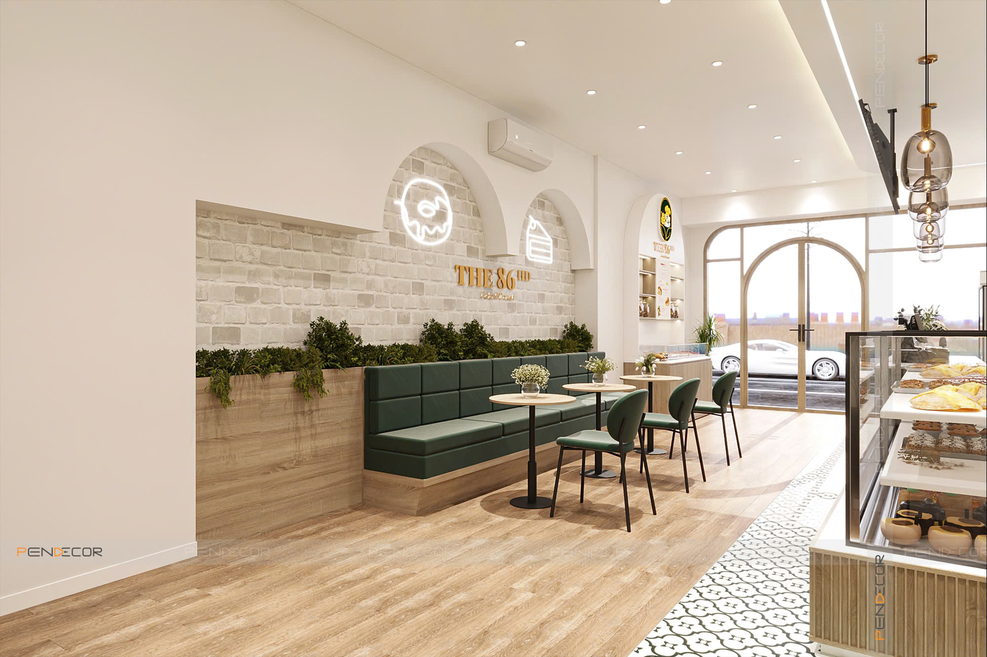 Thiết Kế Tiệm Bánh Kem The 86HD