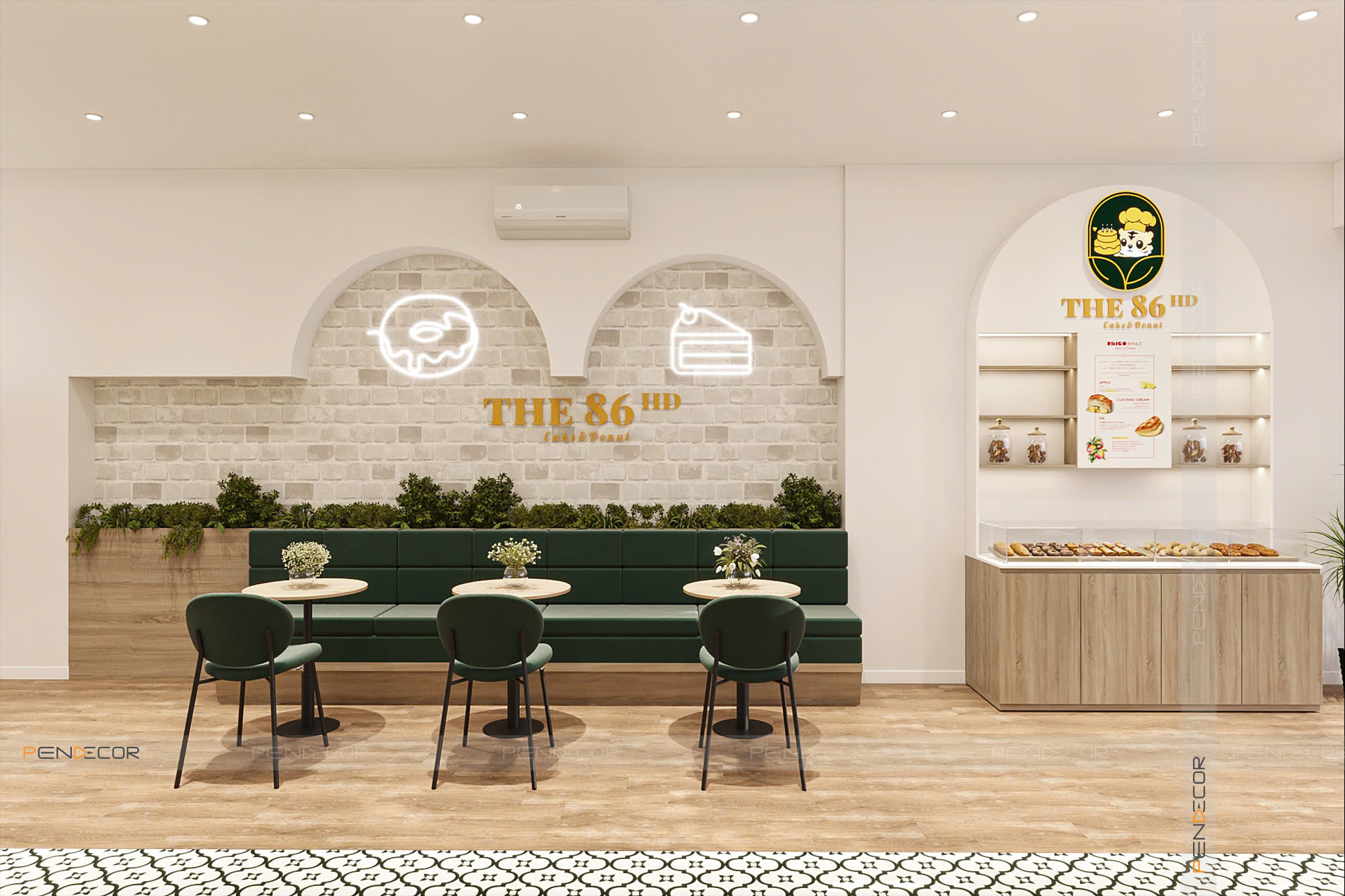 Thiết Kế Tiệm Bánh Kem The 86HD