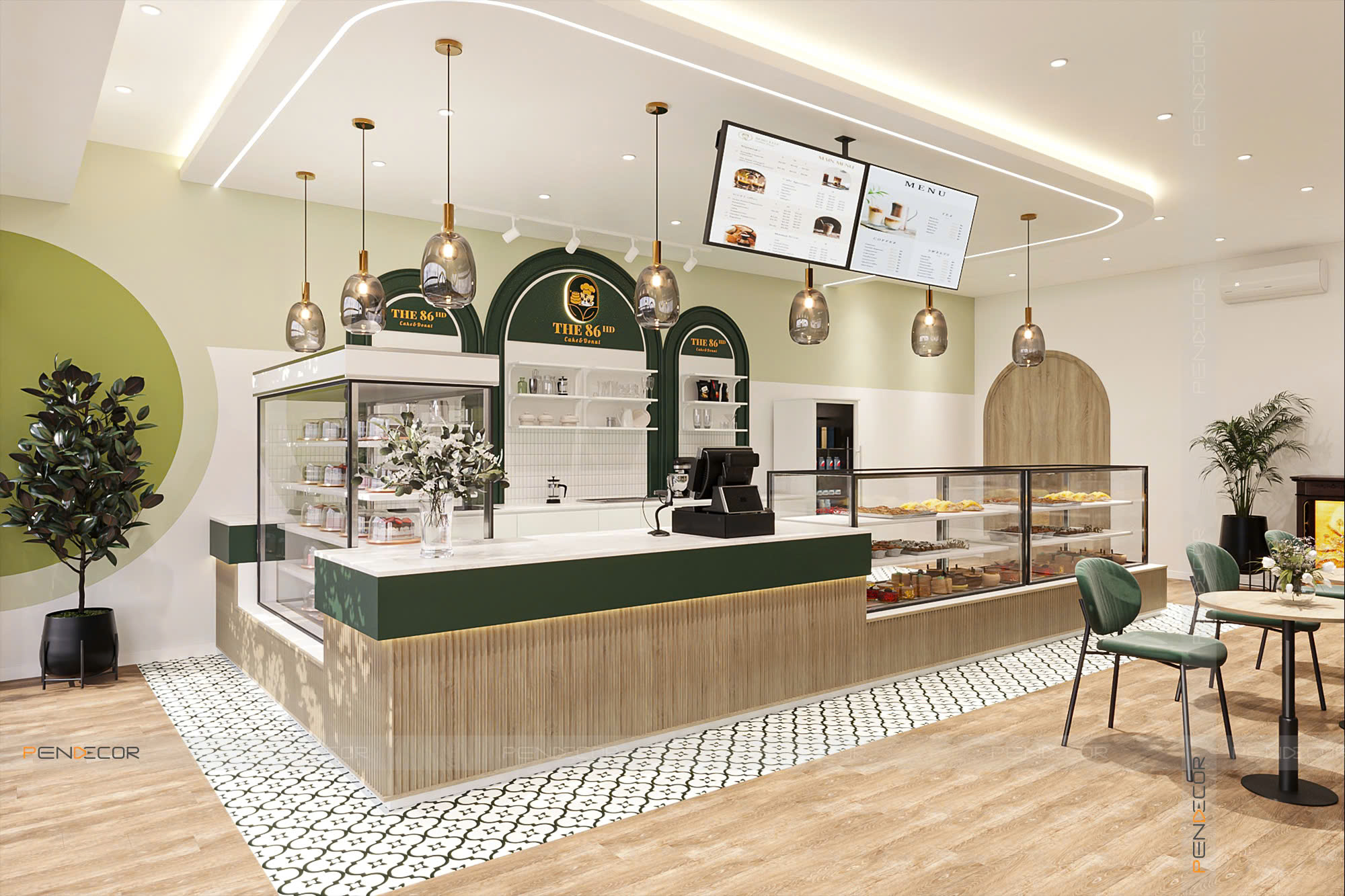 Thiết Kế Tiệm Bánh Kem The 86HD