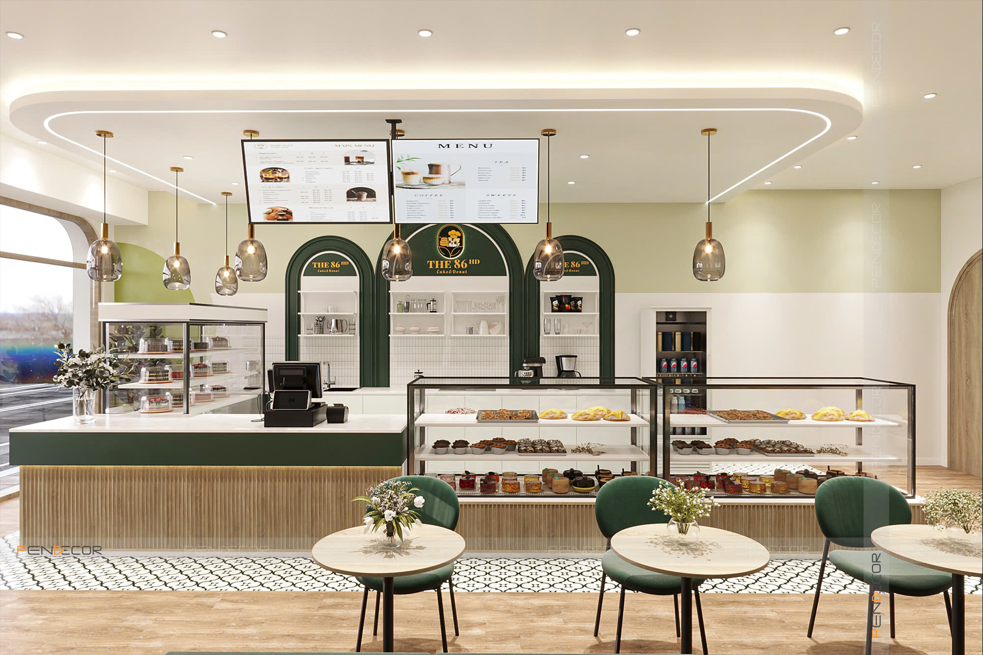 Thiết Kế Tiệm Bánh Kem The 86HD