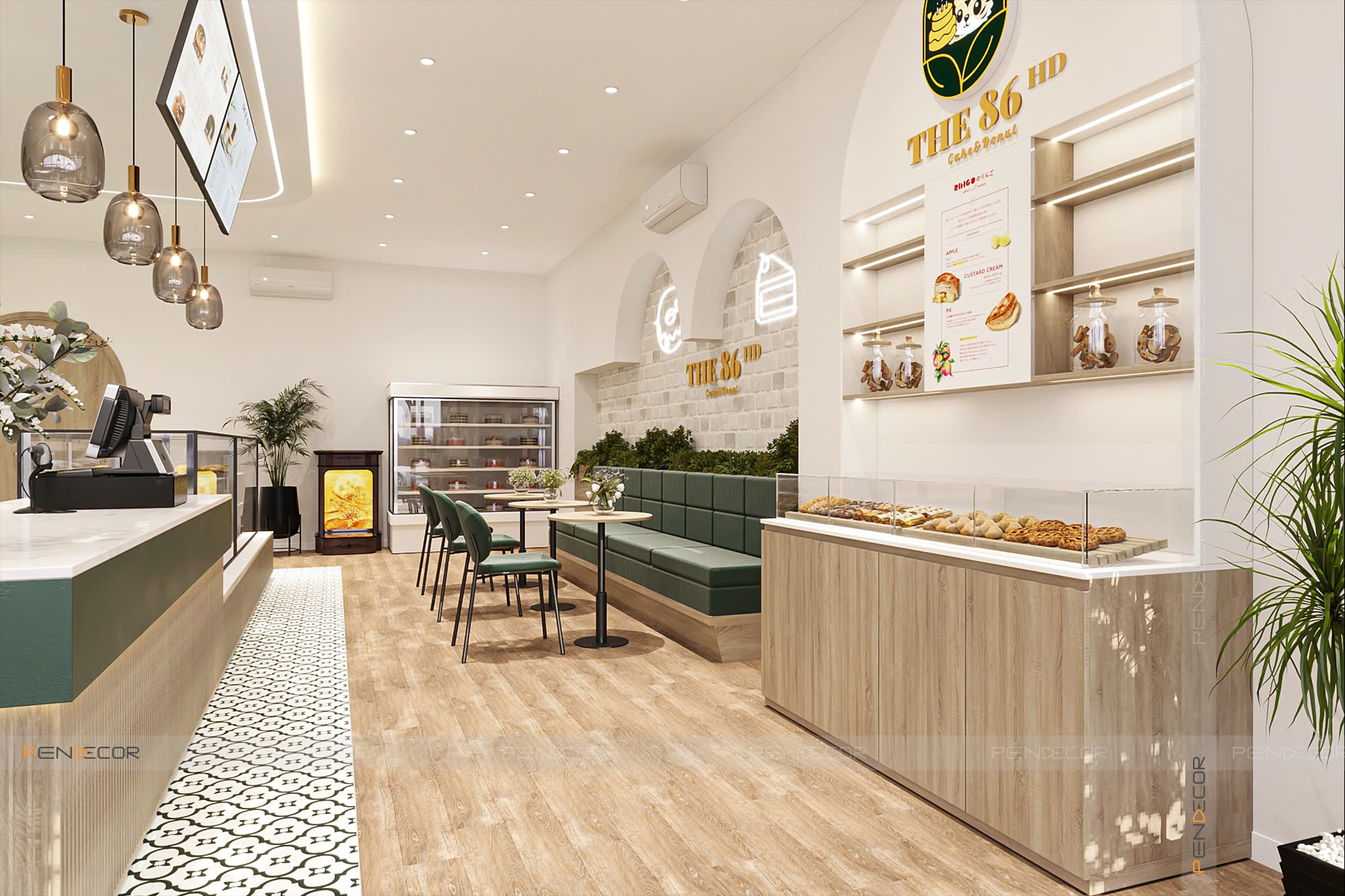 Thiết Kế Tiệm Bánh Kem The 86HD