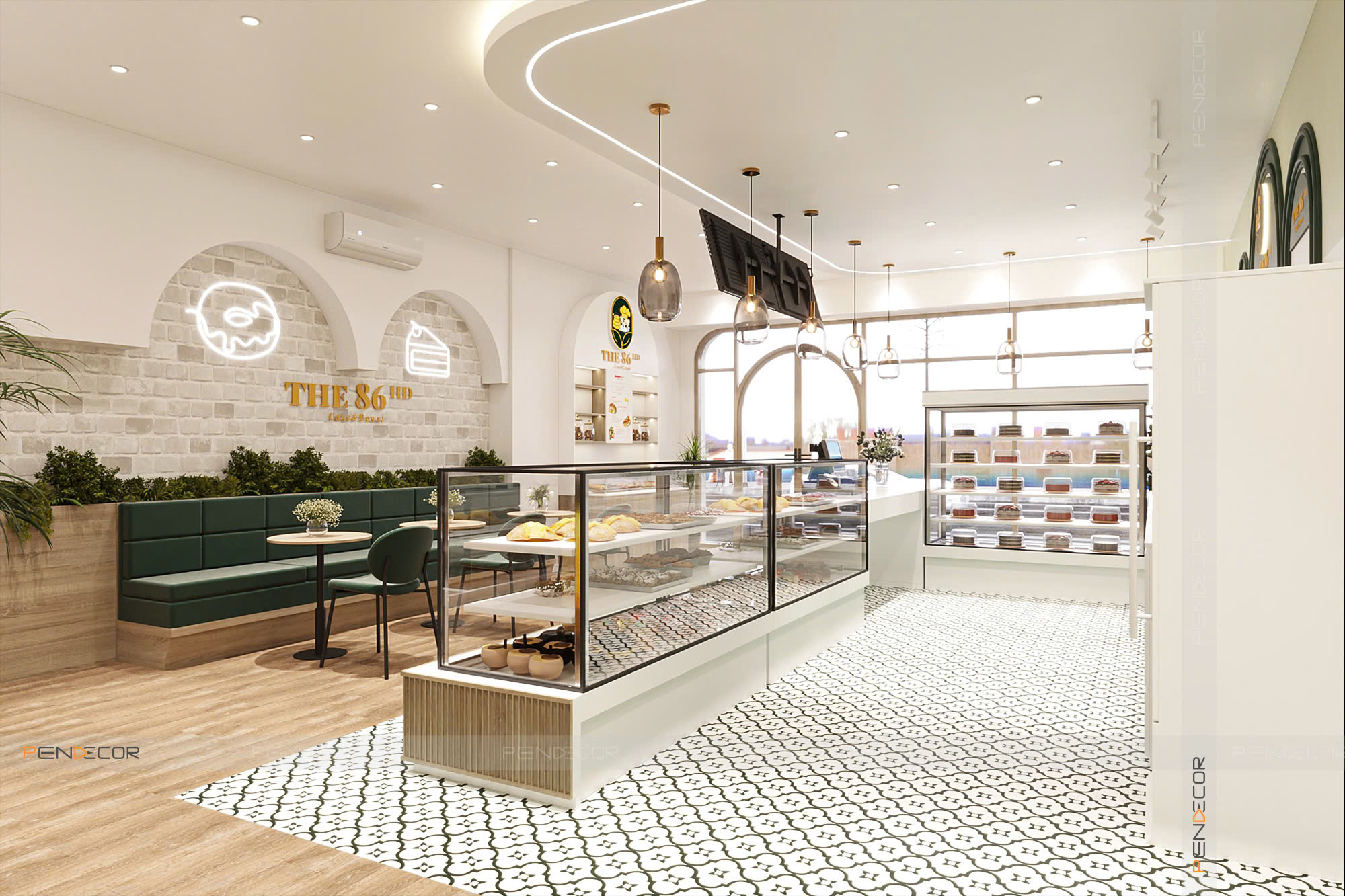 Thiết Kế Tiệm Bánh Kem The 86HD