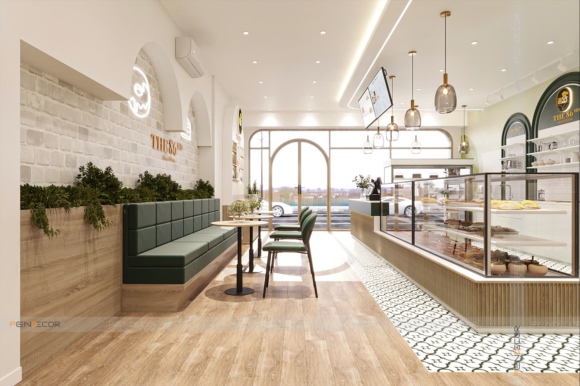 Thiết Kế Tiệm Bánh Kem The 86HD