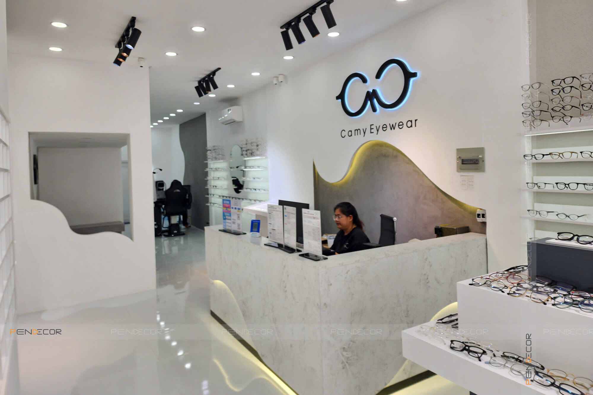 Thi Công Shop Mắt Kinh Camy Thủ Đức