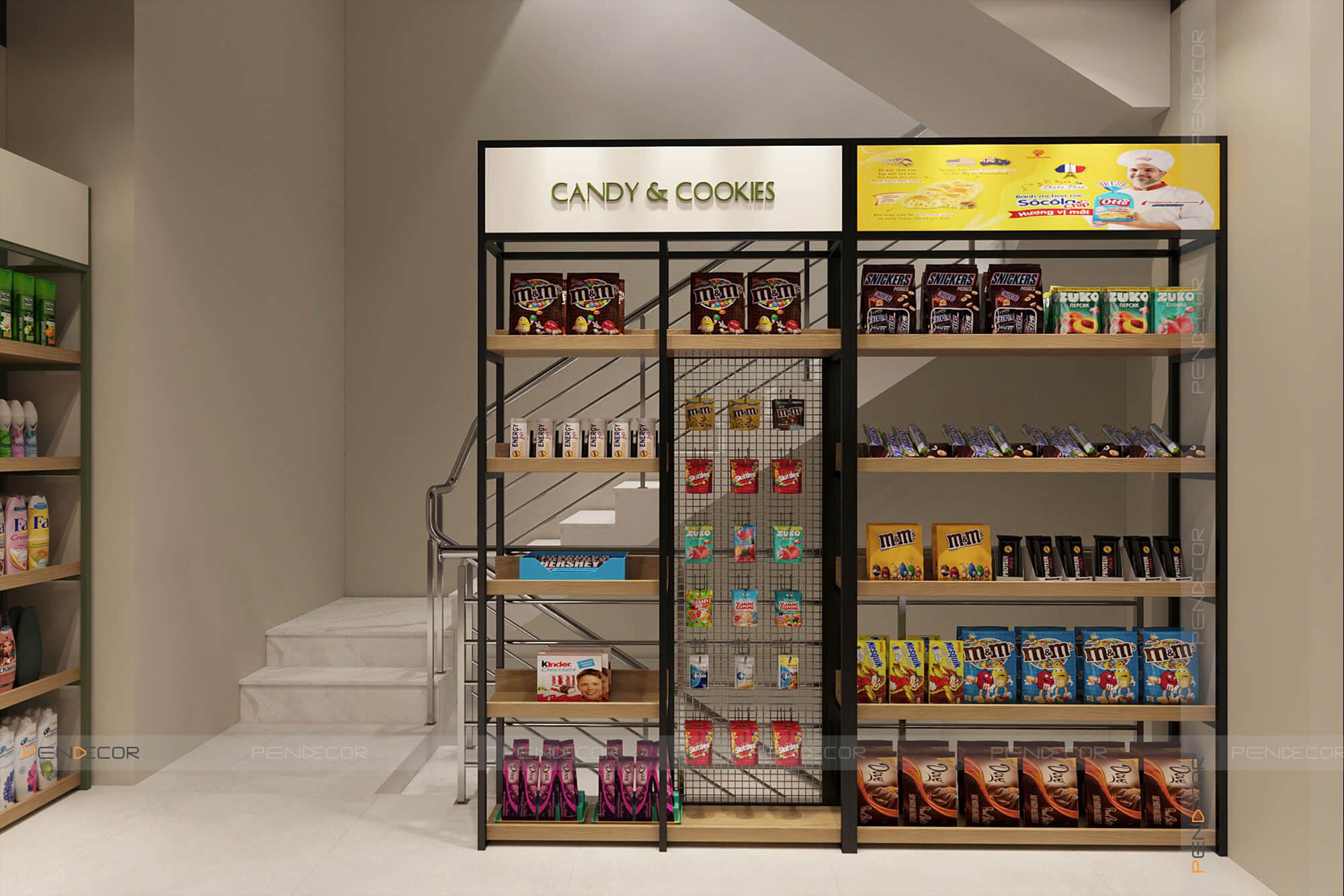 Thiết Kế Siêu Thị Mini Chanh Market