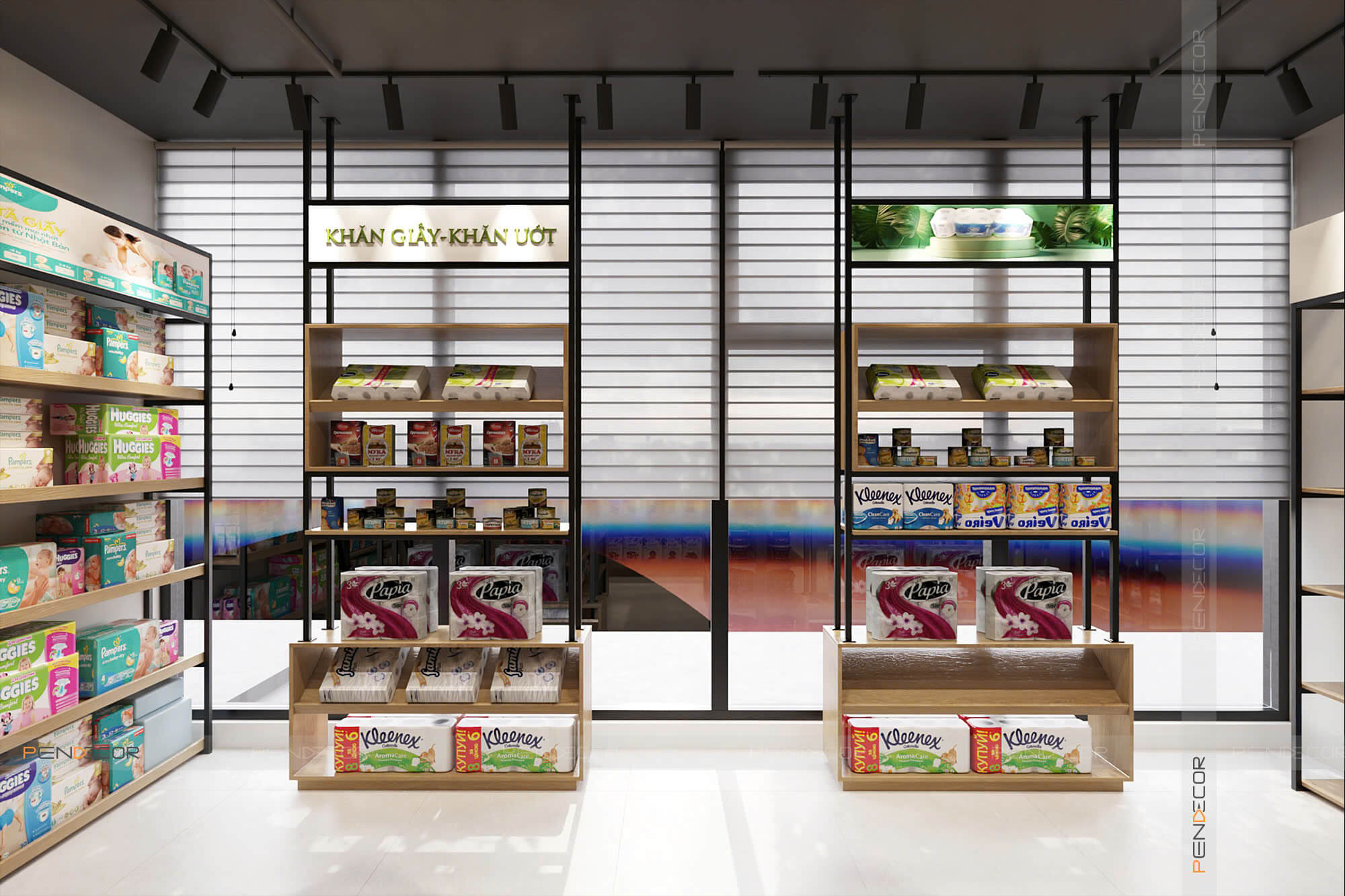 Thiết Kế Siêu Thị Mini Chanh Market