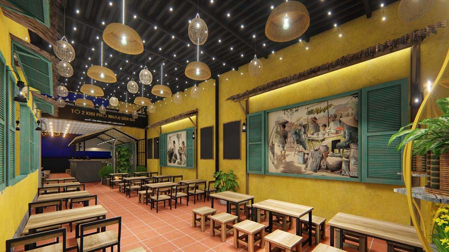 mở cửa hàng ăn Pendecor