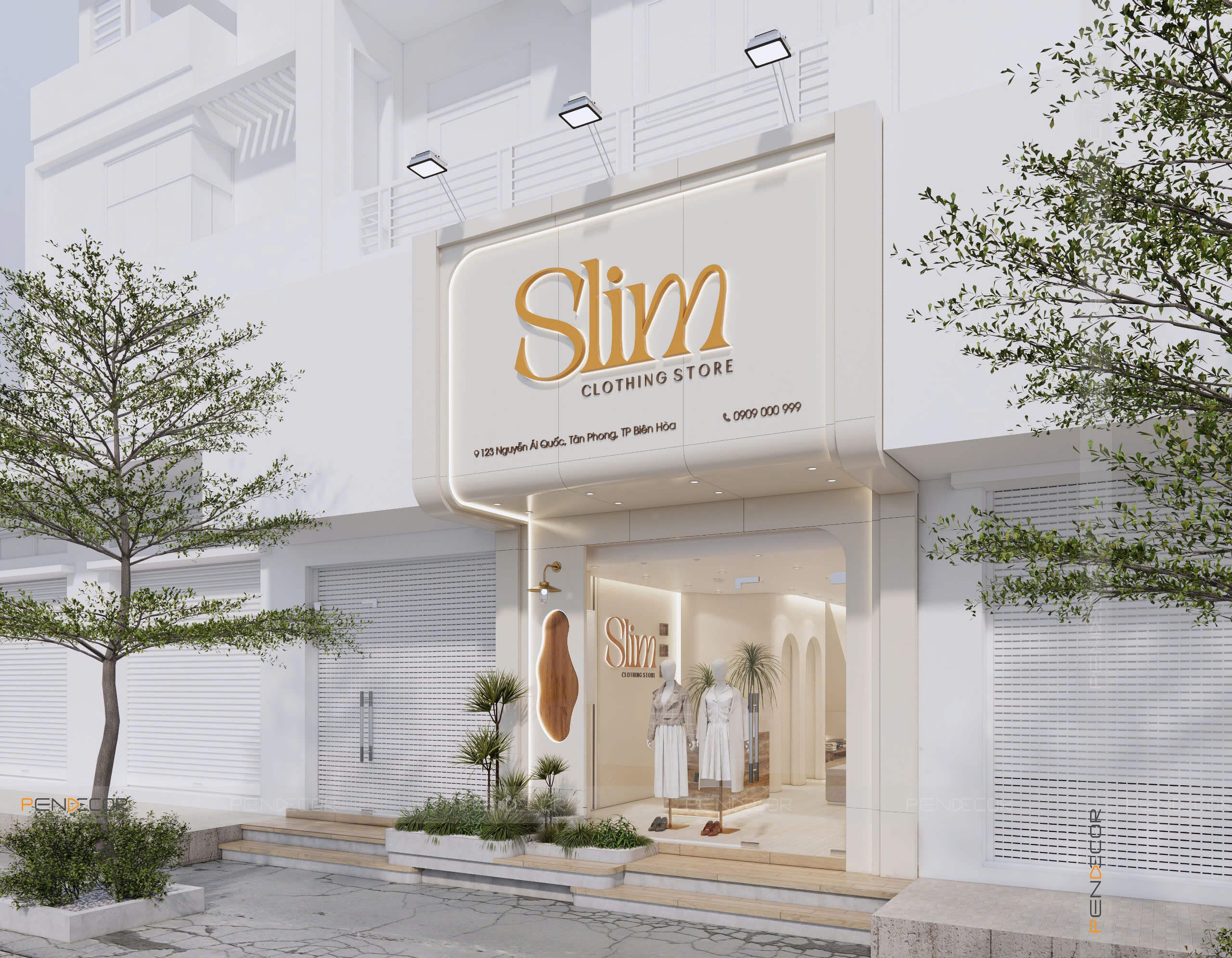 Thiết Kế Shop Thời Trang Nữ Slim