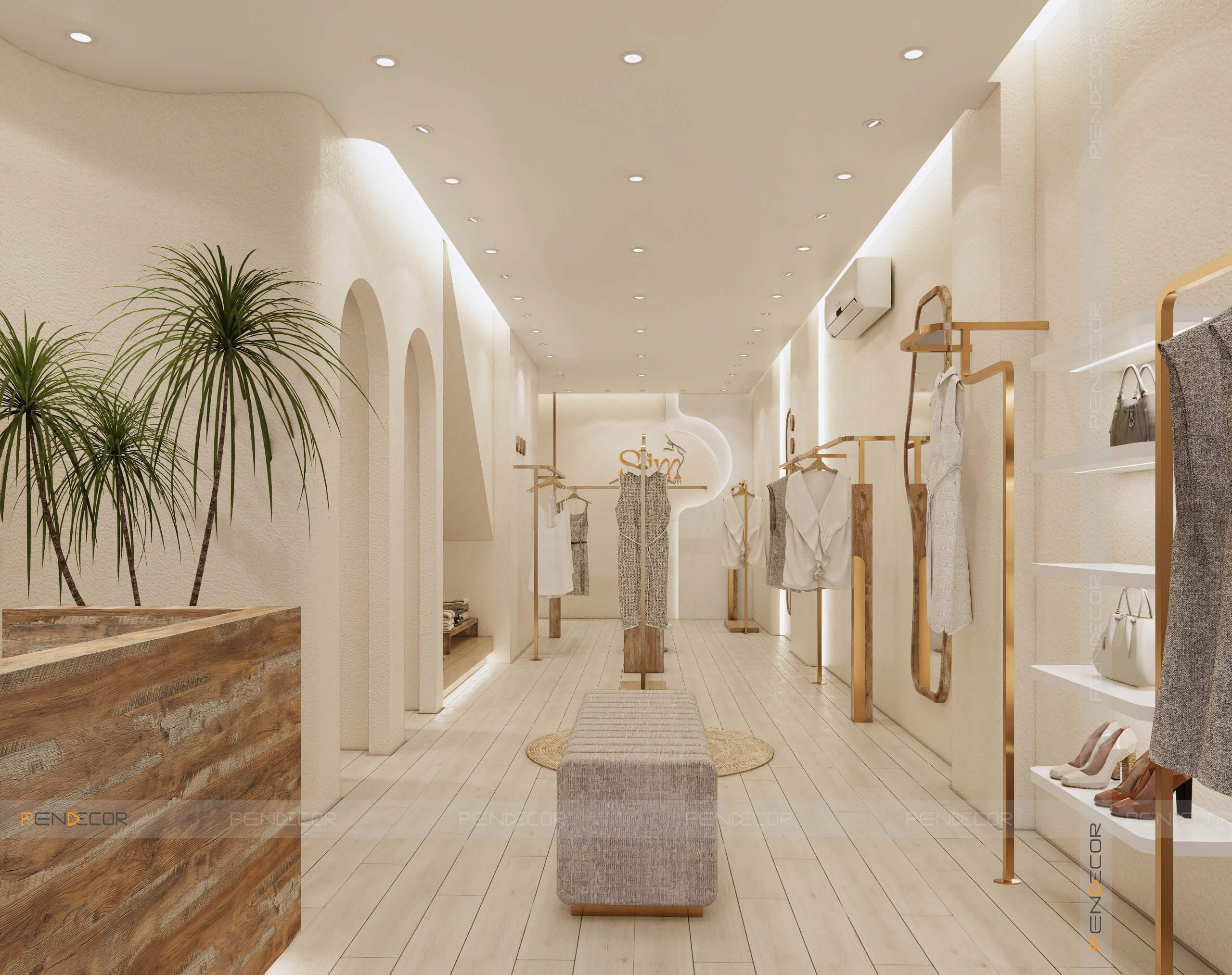 Thiết Kế Shop Thời Trang Nữ Slim