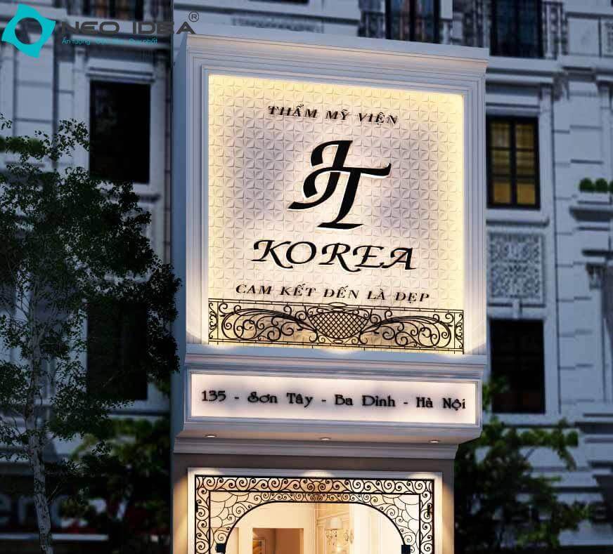 bảng hiệu spa nhỏ Pendecor