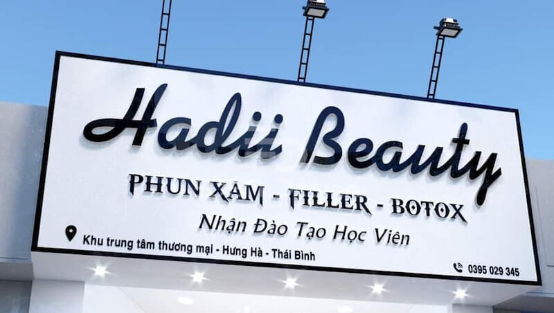 thiết kế bảng hiệu spa