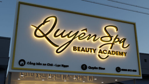 bảng hiệu spa nhỏ Pendecor