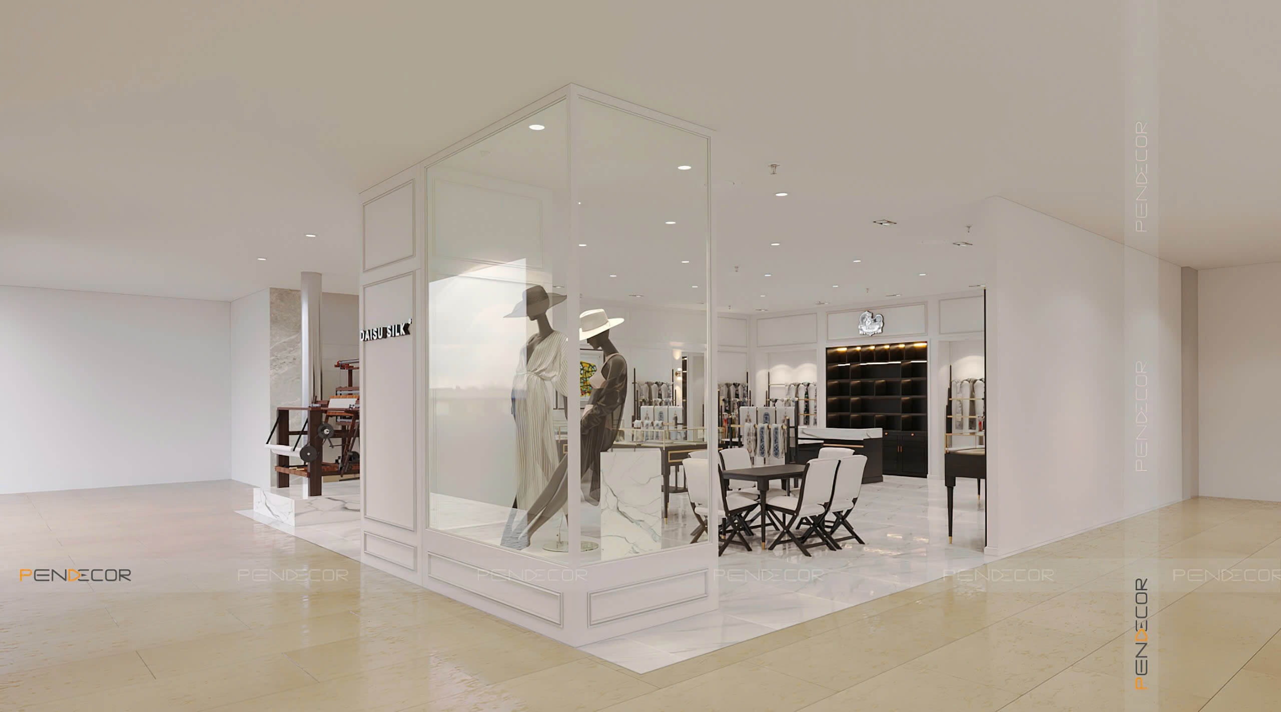 Thiết Kế Showroom Daisu Silk (Hà Nội)