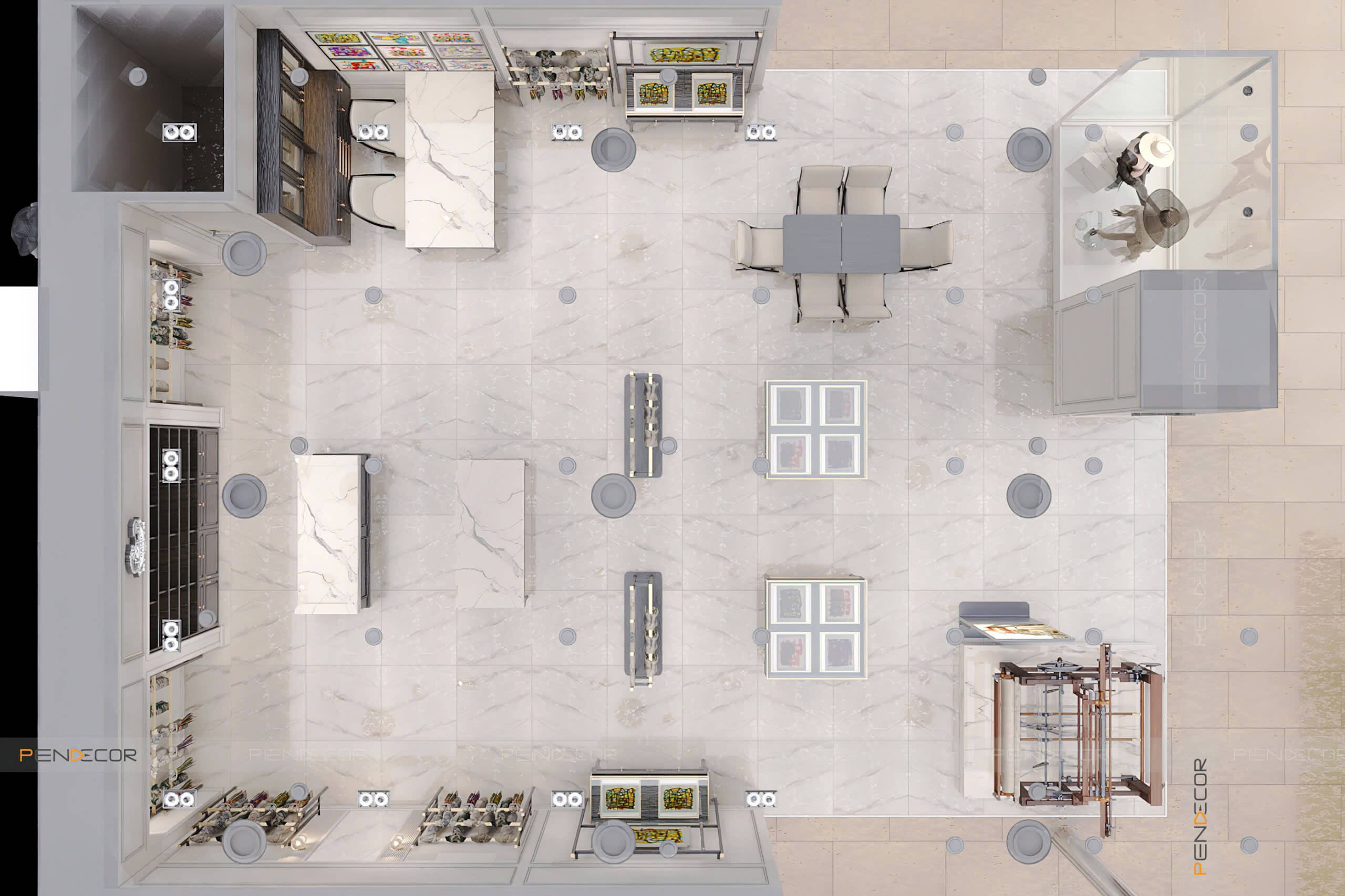 Thiết Kế Showroom Daisu Silk (Hà Nội)