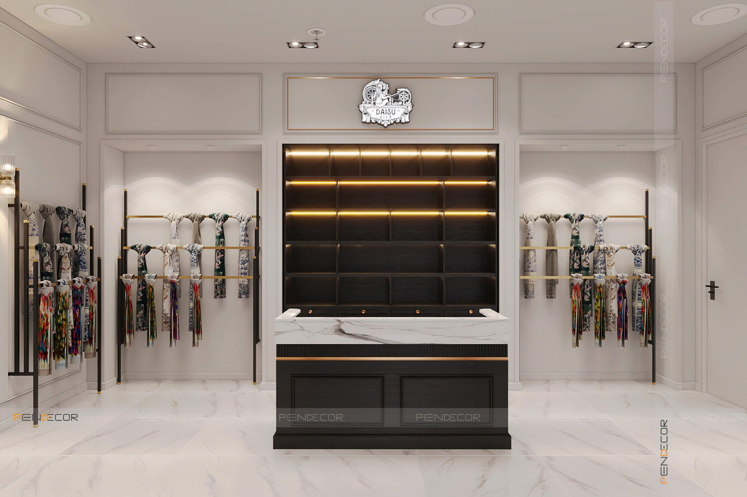 Thiết Kế Showroom Daisu Silk (Hà Nội)