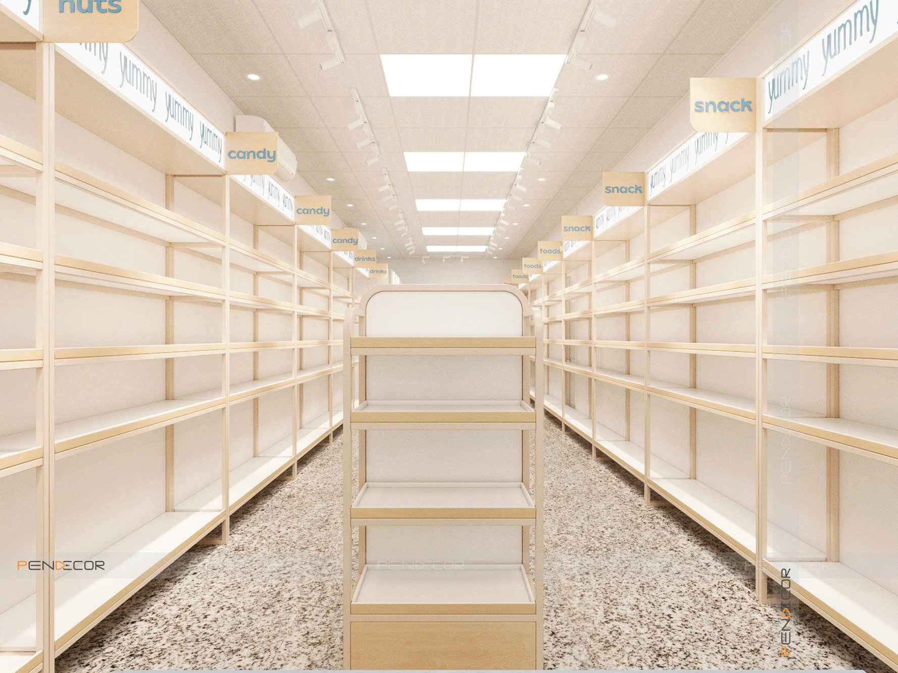 Thiết Kế Siêu Thị Mini Snack Shack