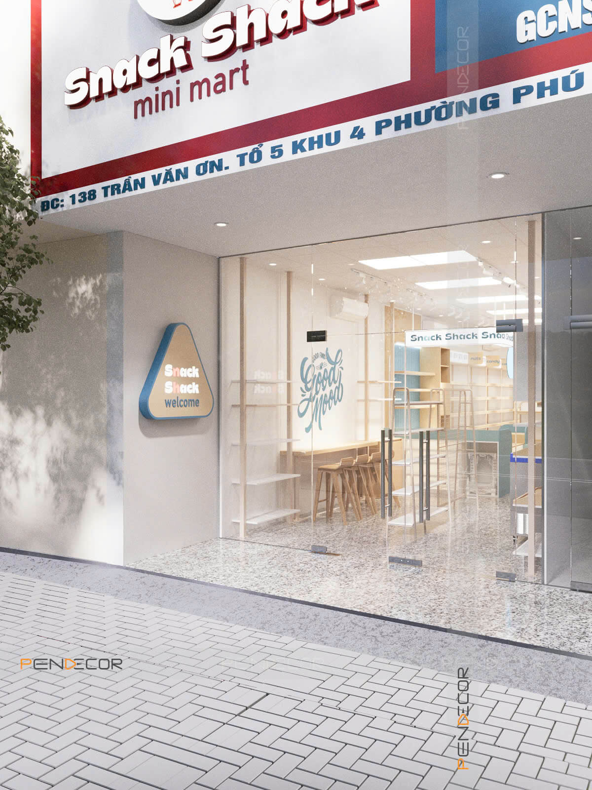 Thiết Kế Siêu Thị Mini Snack Shack