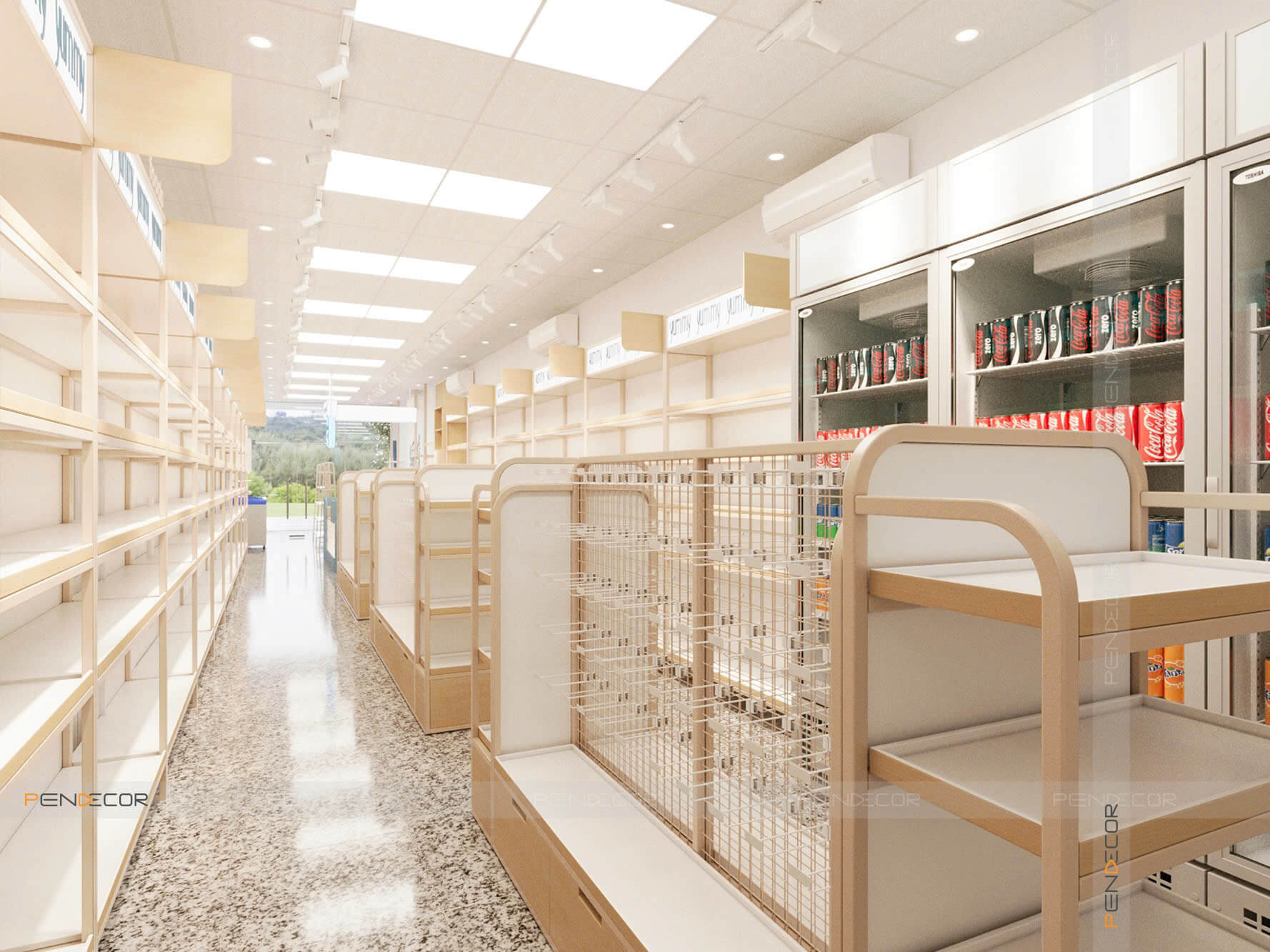 Thiết Kế Siêu Thị Mini Snack Shack