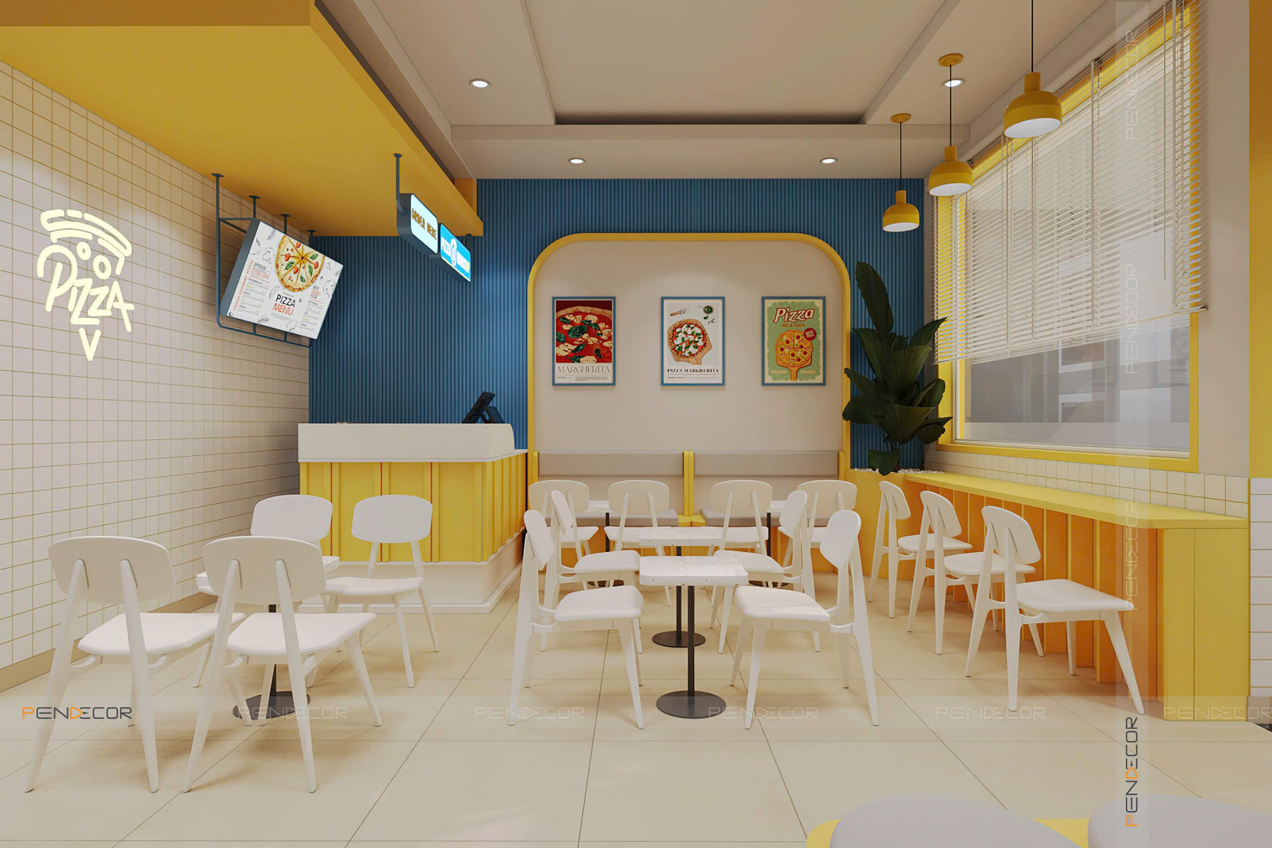 thi công shop giá rẻ Pendecor