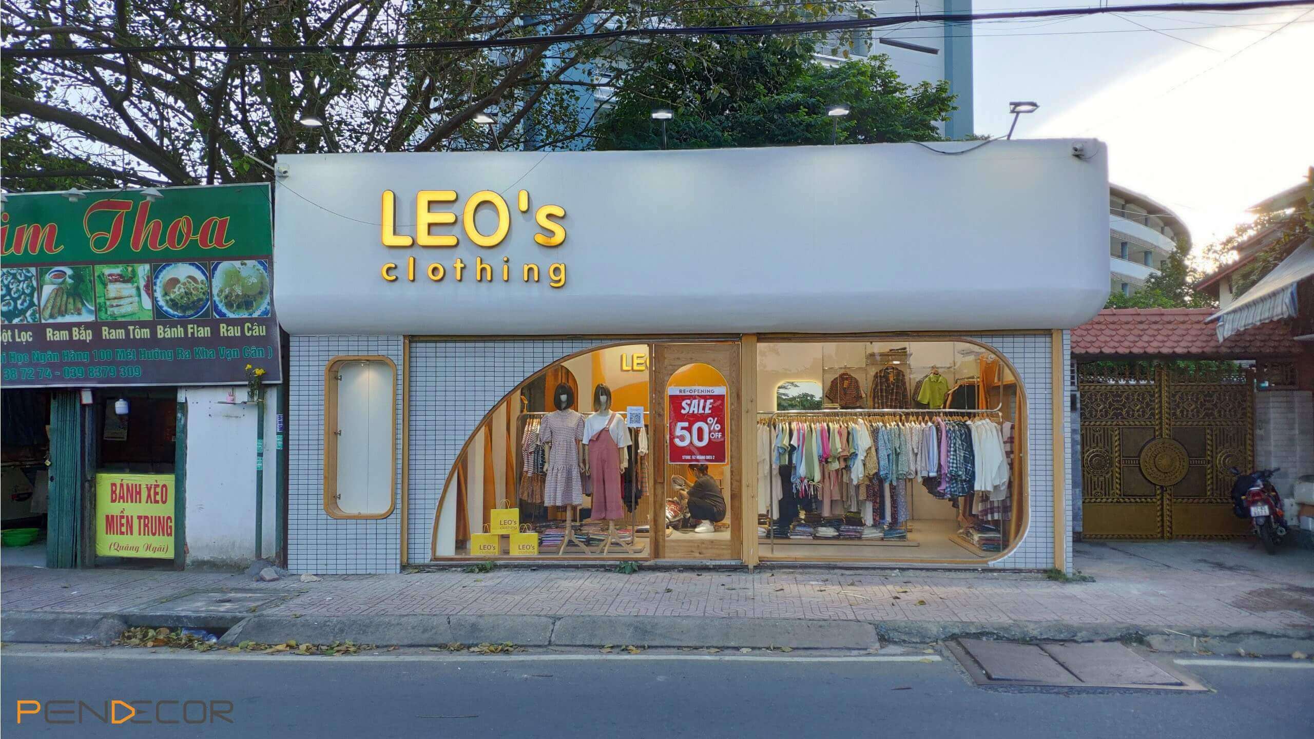 thiet ke shop gia re Pendecor