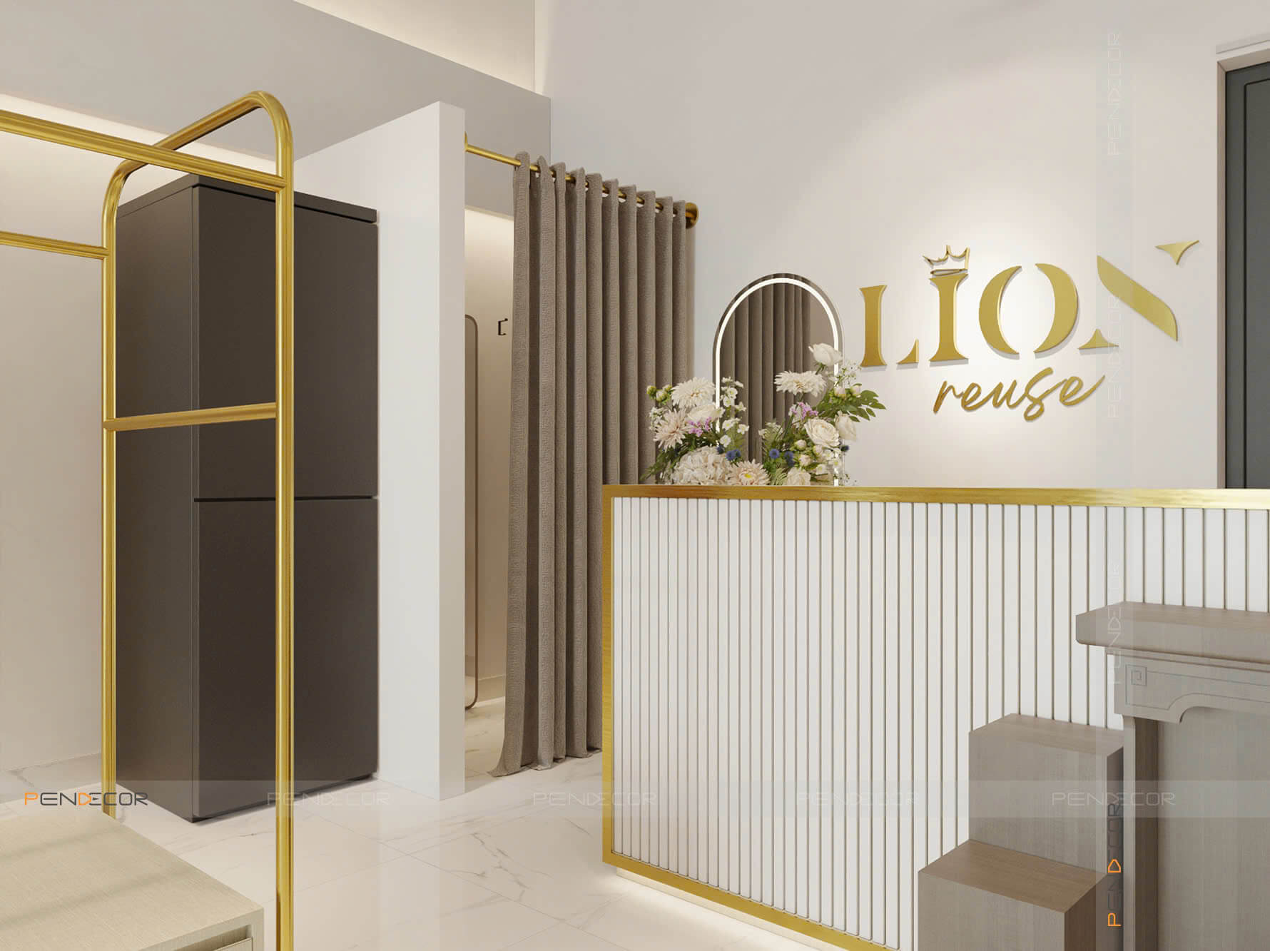 Thiết Kế Shop Thời Trang Nữ Lion Reuse