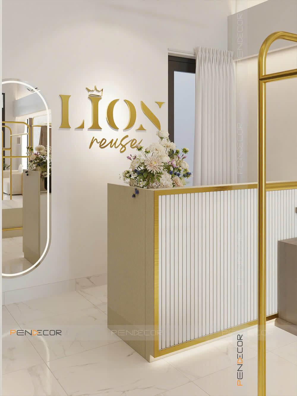 Thiết Kế Shop Thời Trang Nữ Lion Reuse