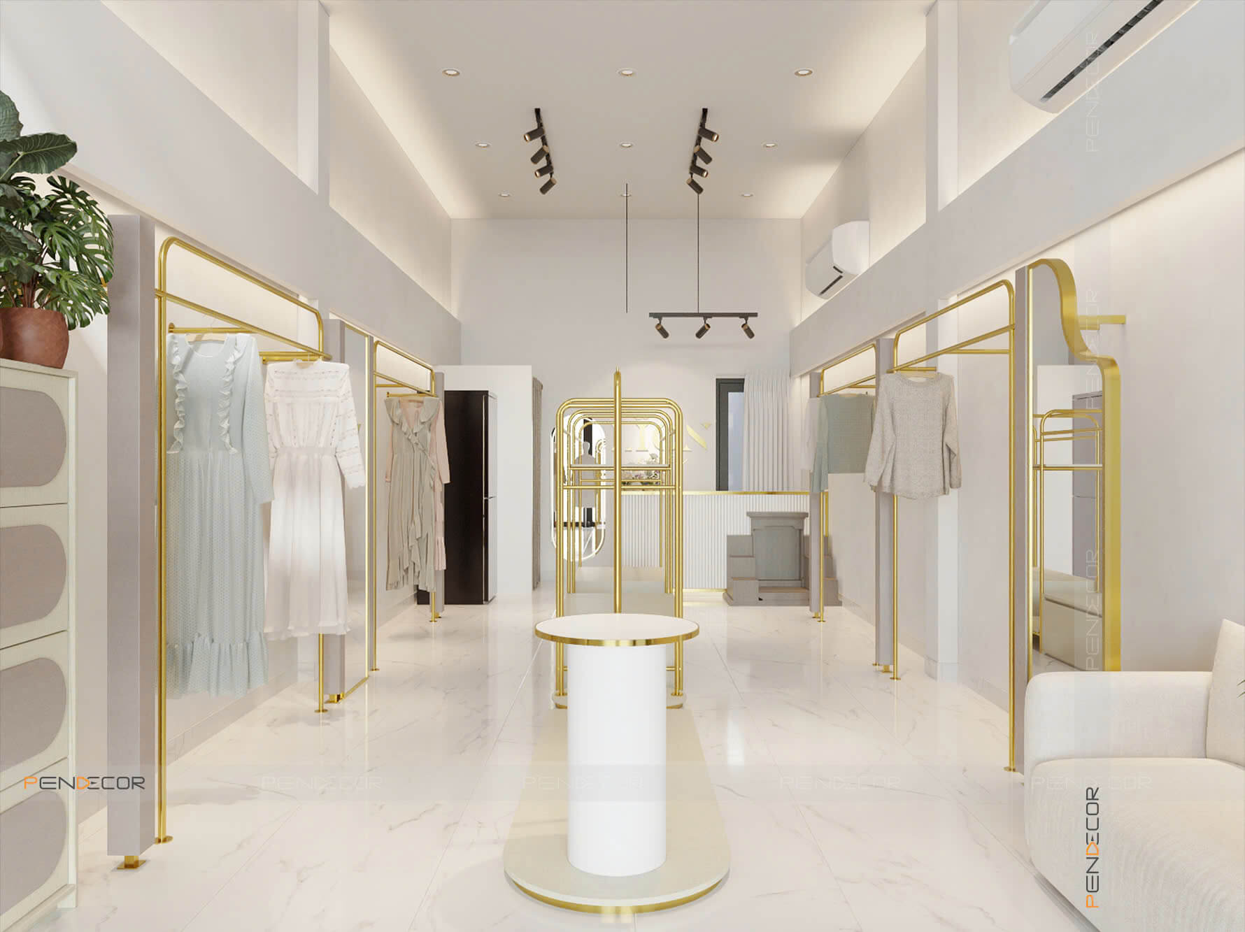 Thiết Kế Shop Thời Trang Nữ Lion Reuse