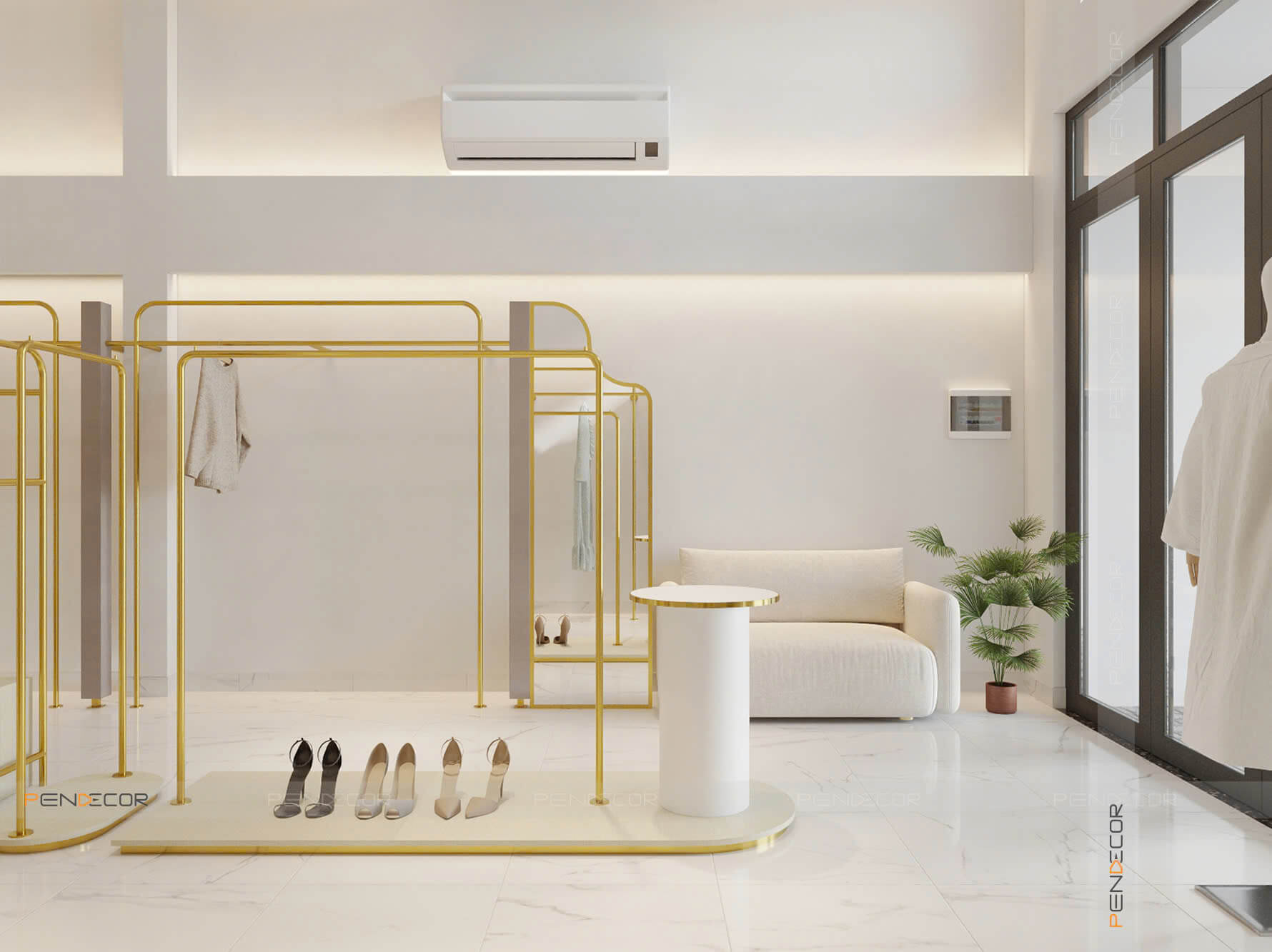 Thiết Kế Shop Thời Trang Nữ Lion Reuse