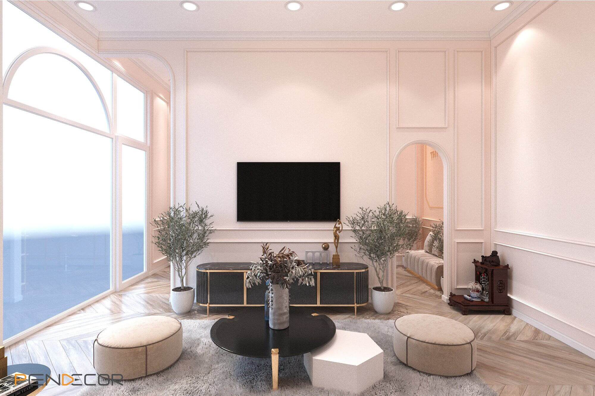 thiet ke phong spa Pendecor