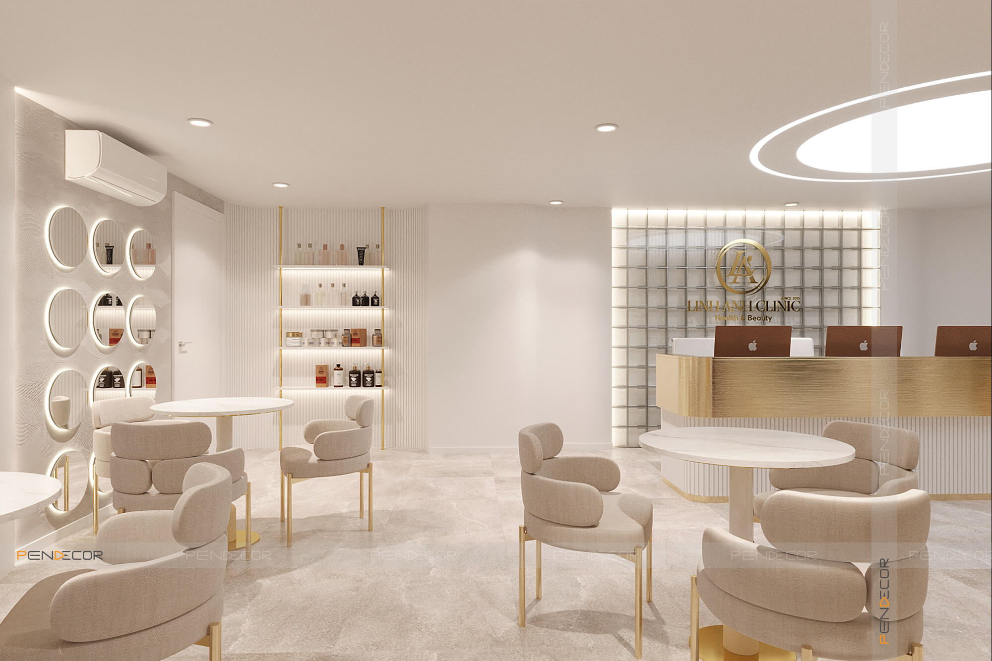 mô hình spa mini đẹp Pendecor