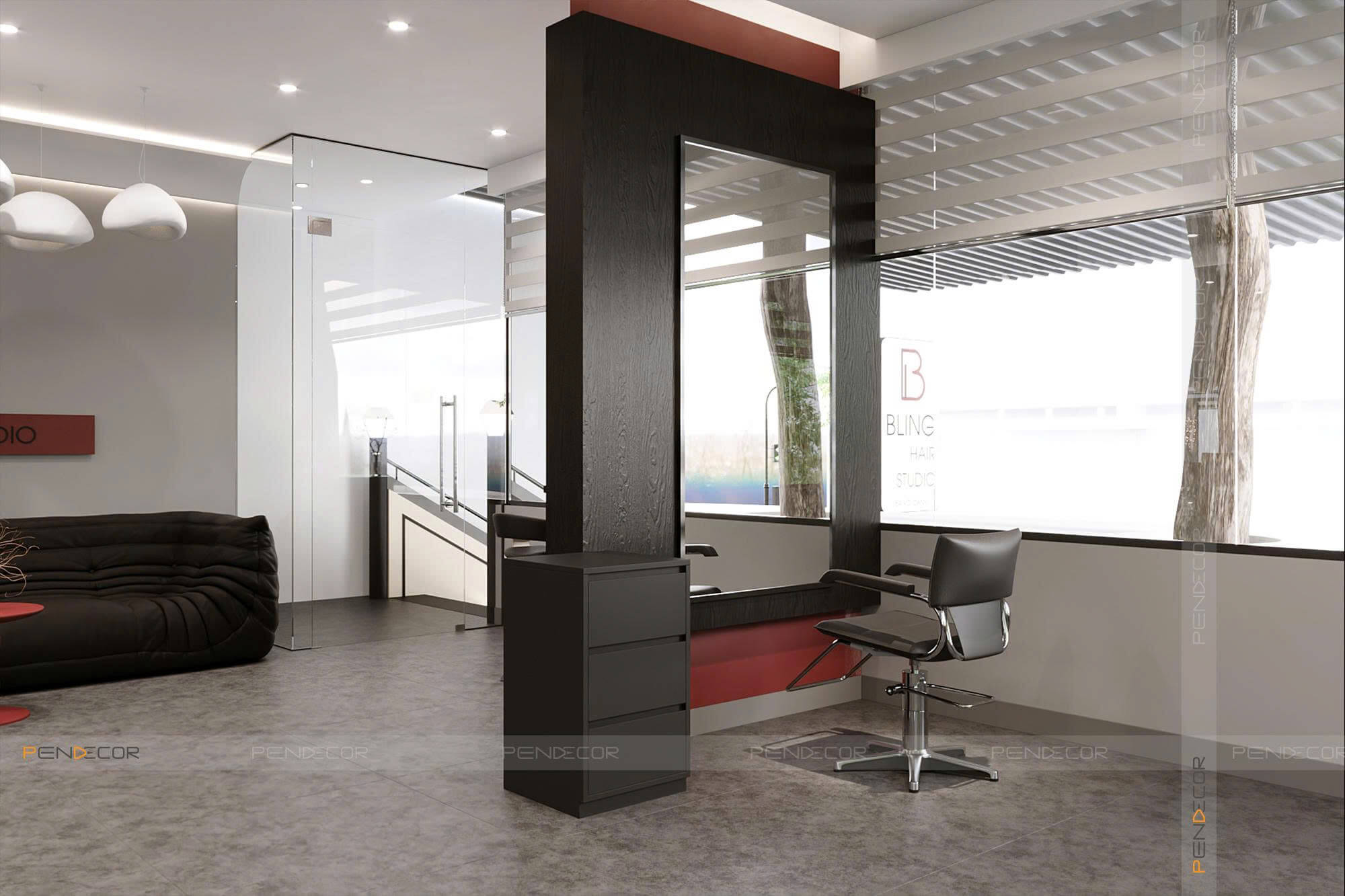 Thiết Kế Salon Tóc Bling Hair Studio (Bình Thạnh)