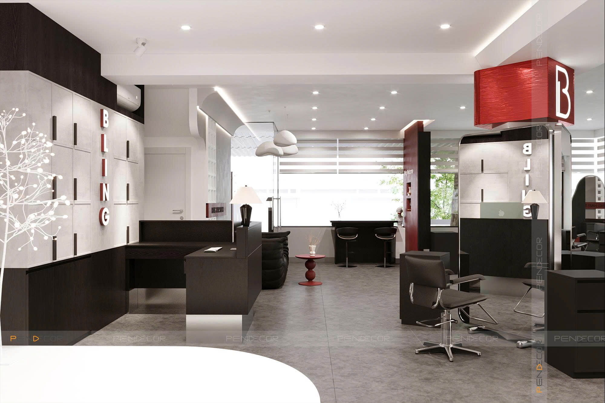 Thiết Kế Salon Tóc Bling Hair Studio (Bình Thạnh)
