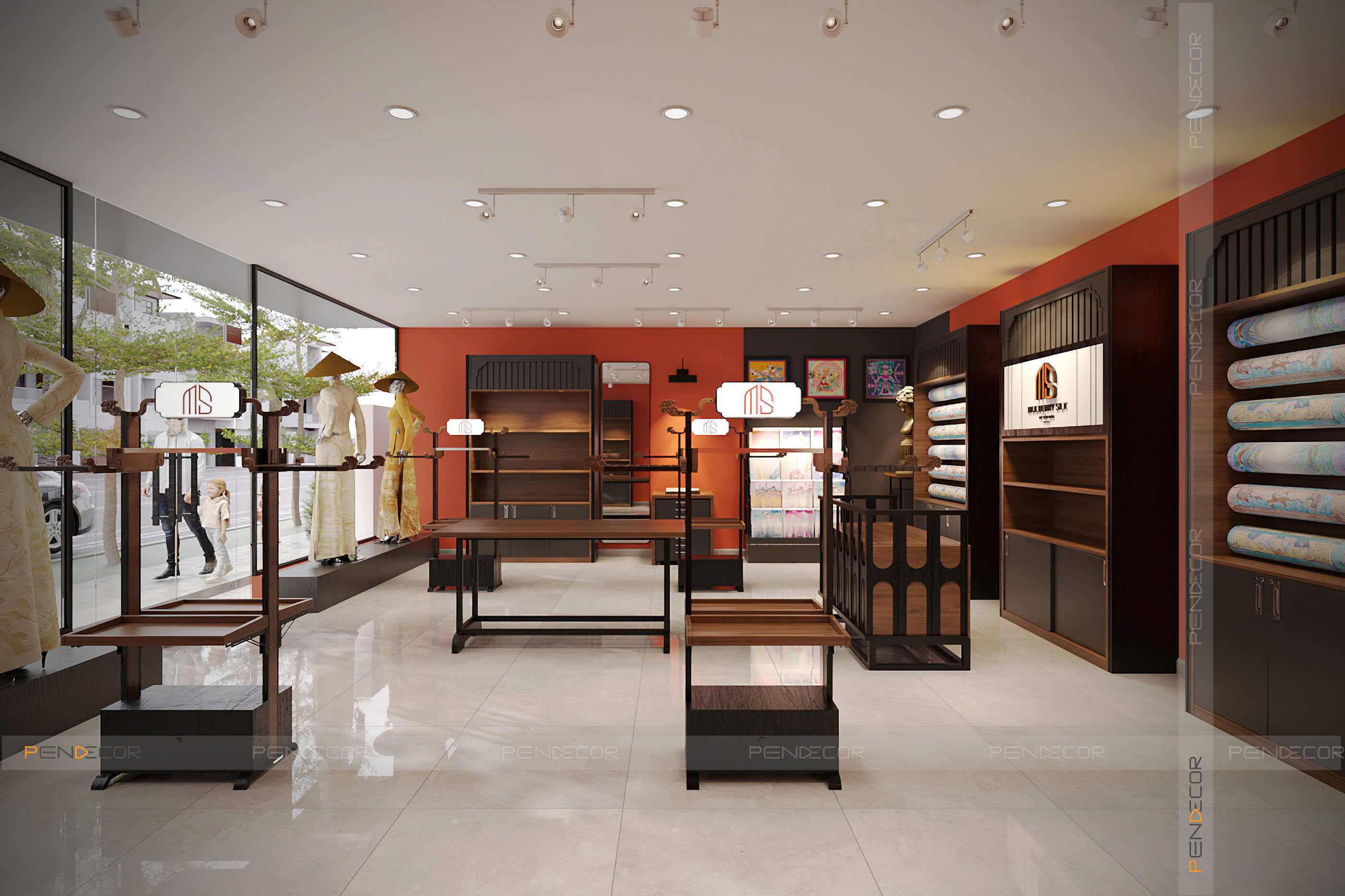 Thiết Kế Showroom Mulberry Silk