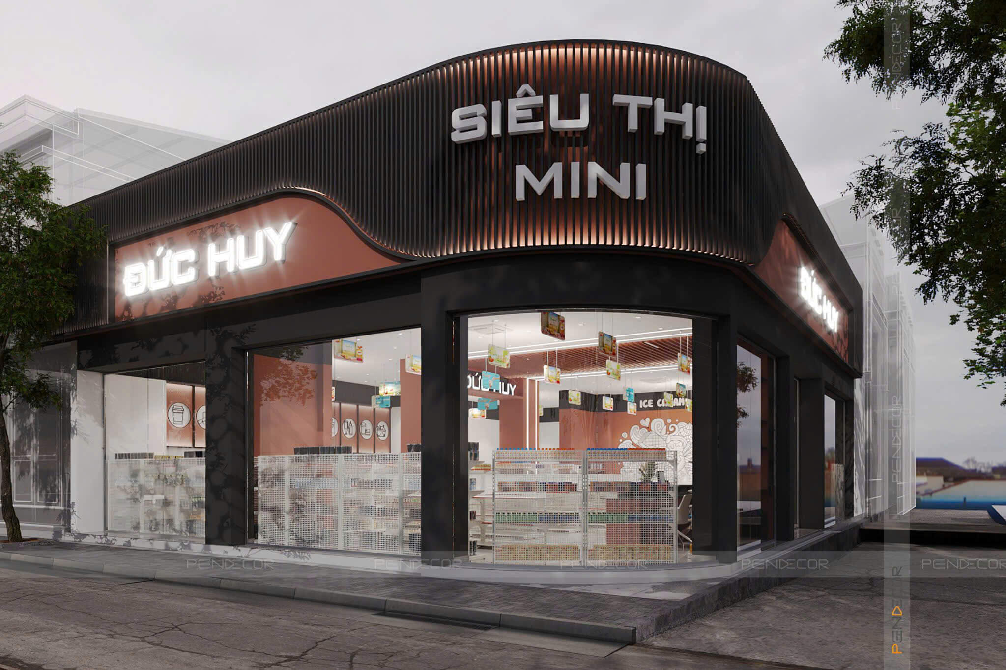 Thiết Kế Siêu Thị Mini Đức Huy