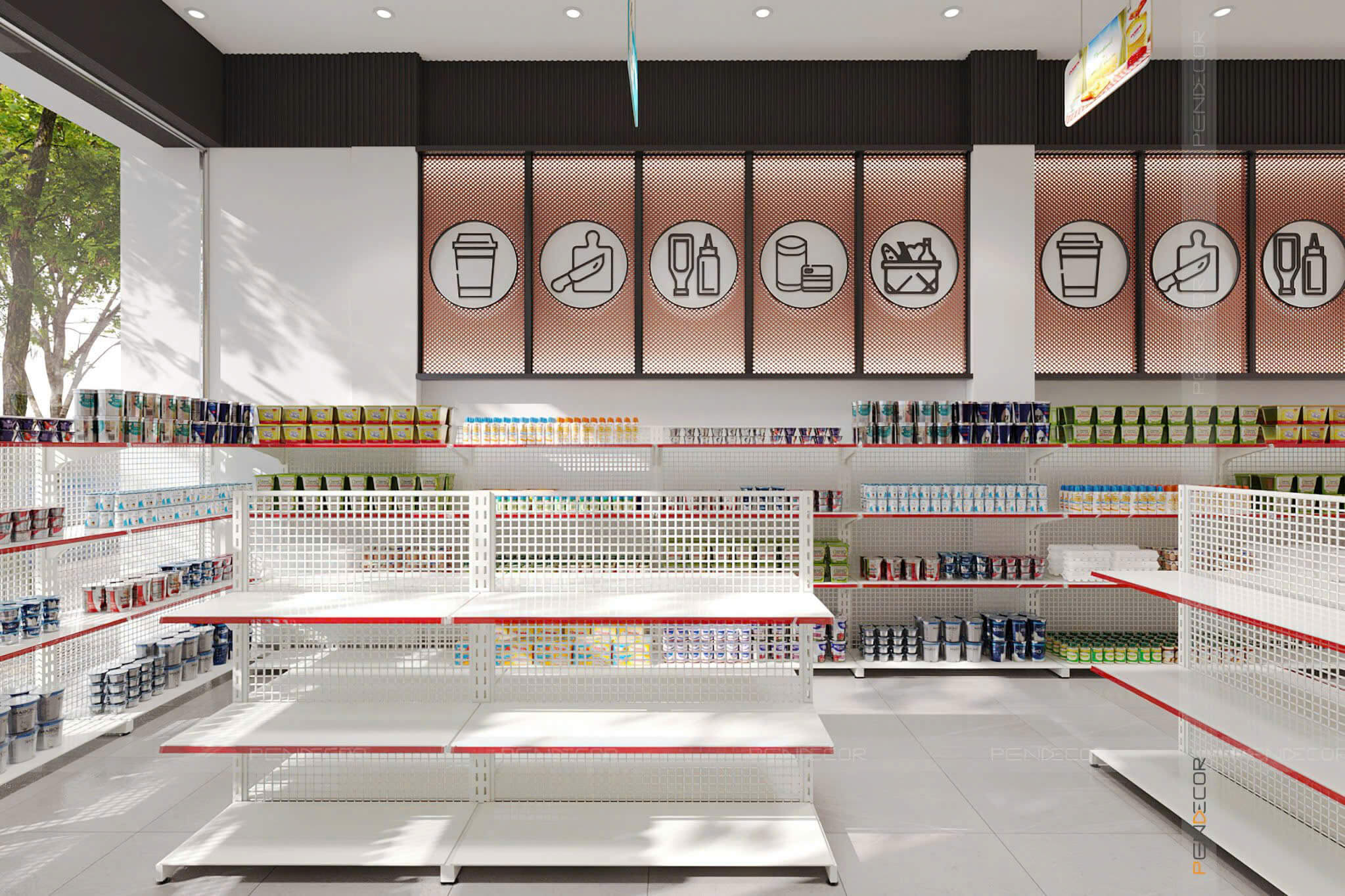 Thiết Kế Siêu Thị Mini Đức Huy